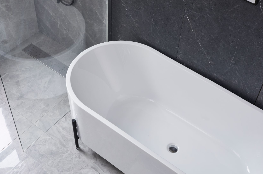 Badkar | 170x75 cm | Svarta fötter | Modern design Badkar | 170x75 cm | Svarta fötter | Modern design