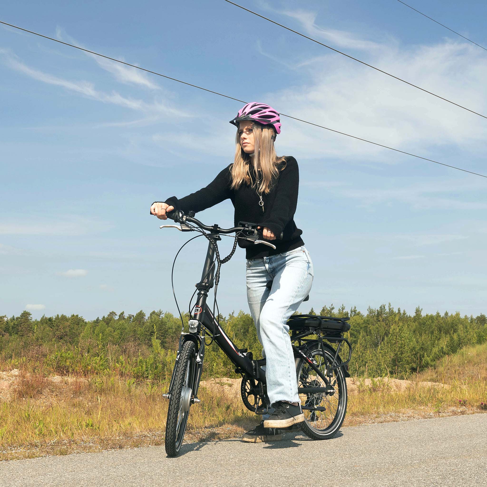 Hopfällbar elcykel - 7-växlad - 13Ah litiumbatteri Hopfällbar elcykel - 7-växlad - 13Ah litiumbatteri