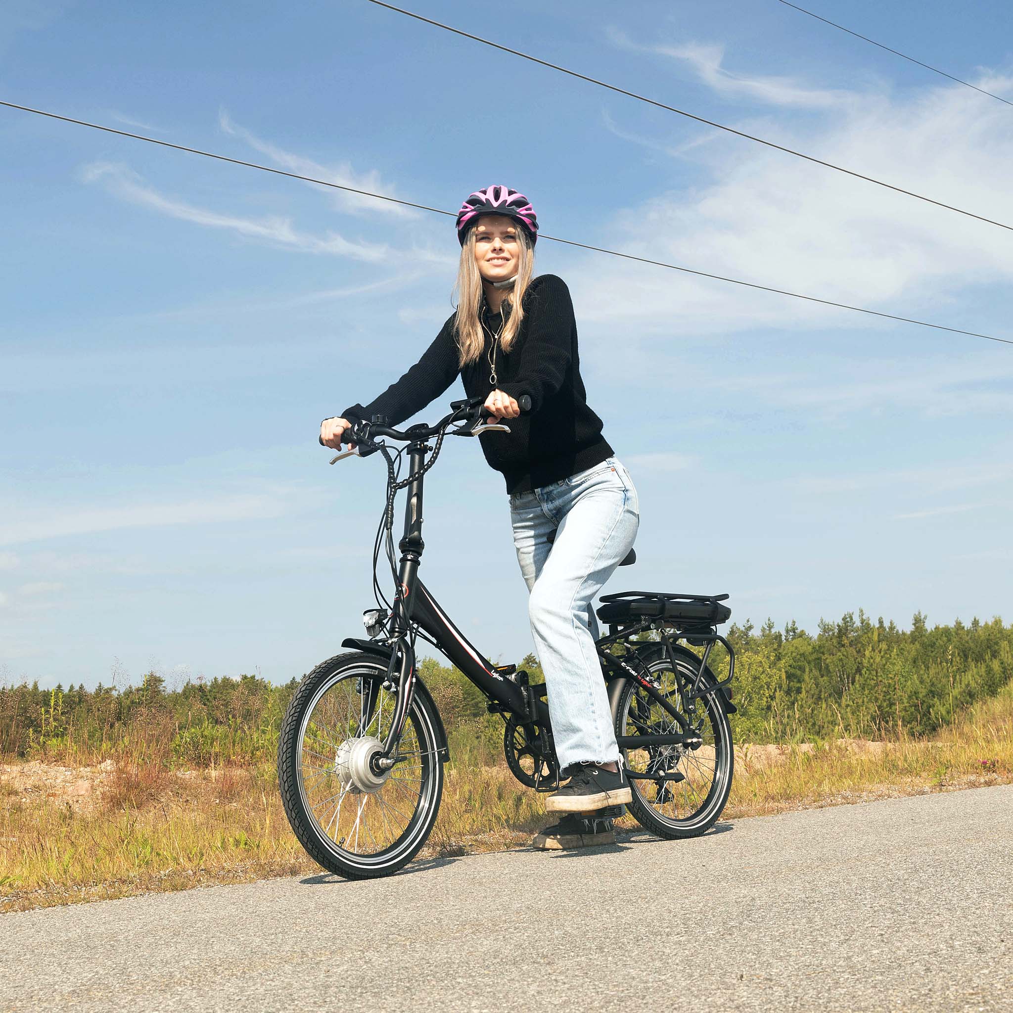 Hopfällbar elcykel - 7-växlad - 13Ah litiumbatteri Hopfällbar elcykel - 7-växlad - 13Ah litiumbatteri