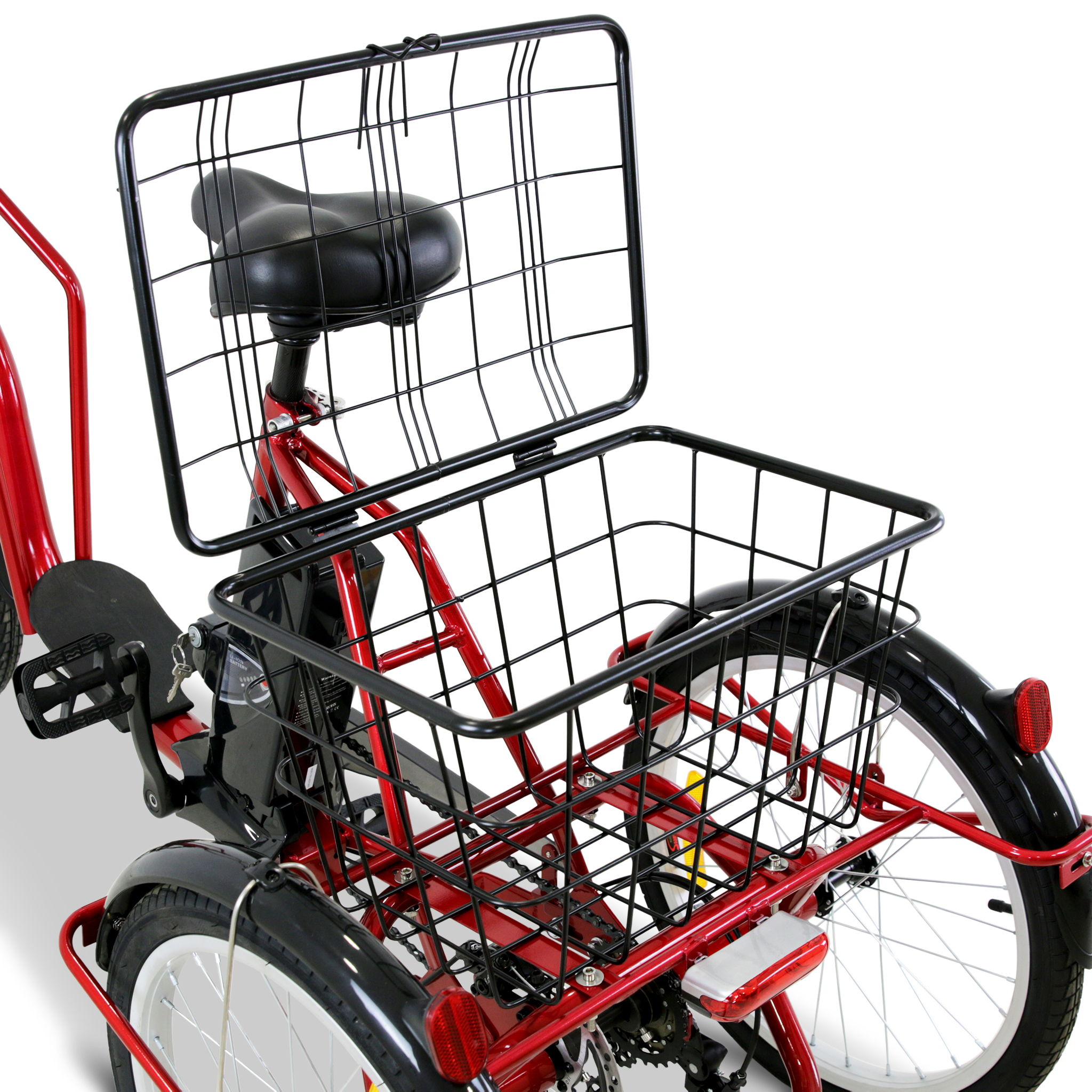 Trehjulig elcykel | 6 v�xlar Shimano | 250W - 10.4Ah | Lyfco