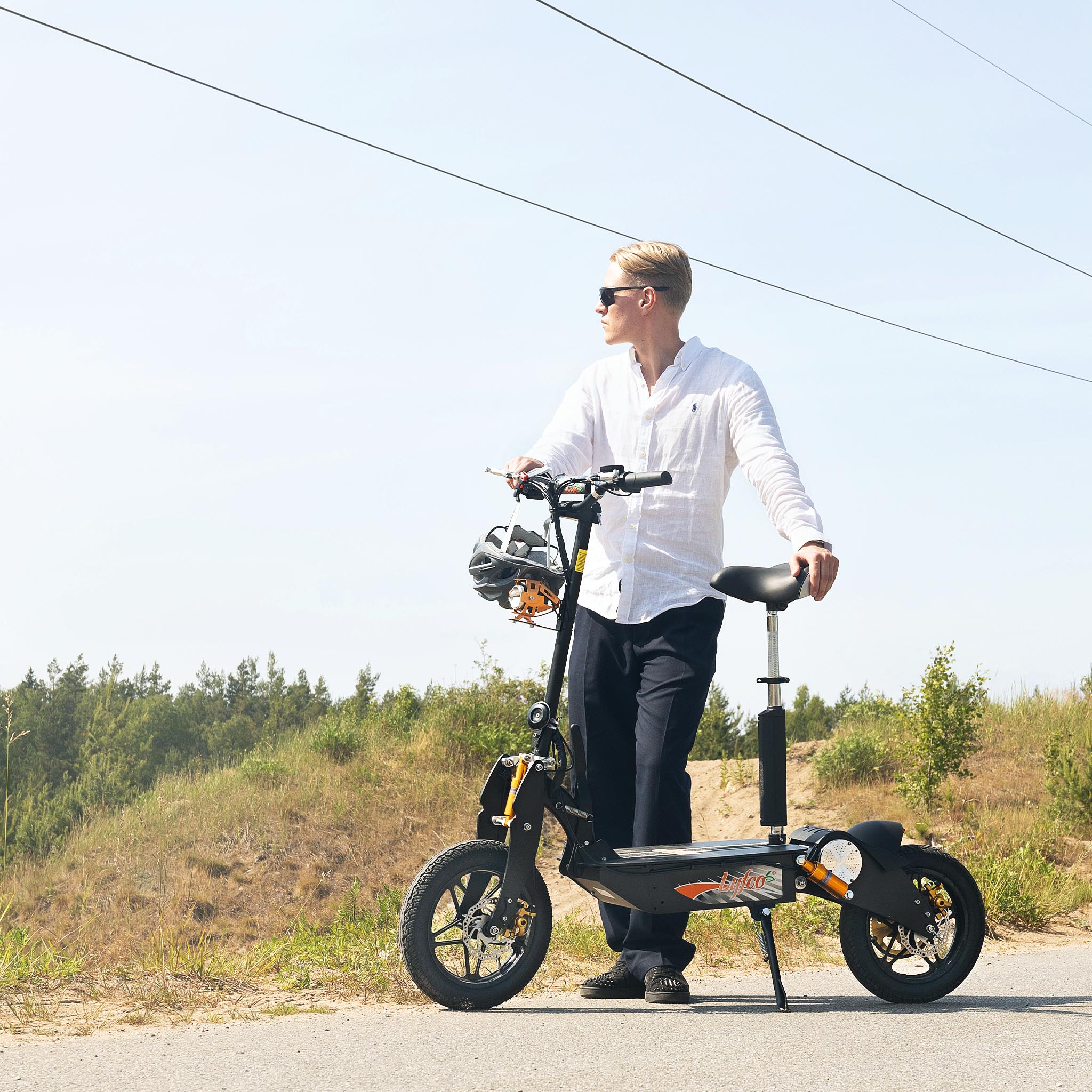 Elscooter 3000W Premium | 60 km/tim | St�platta i aluminium | Lyfco