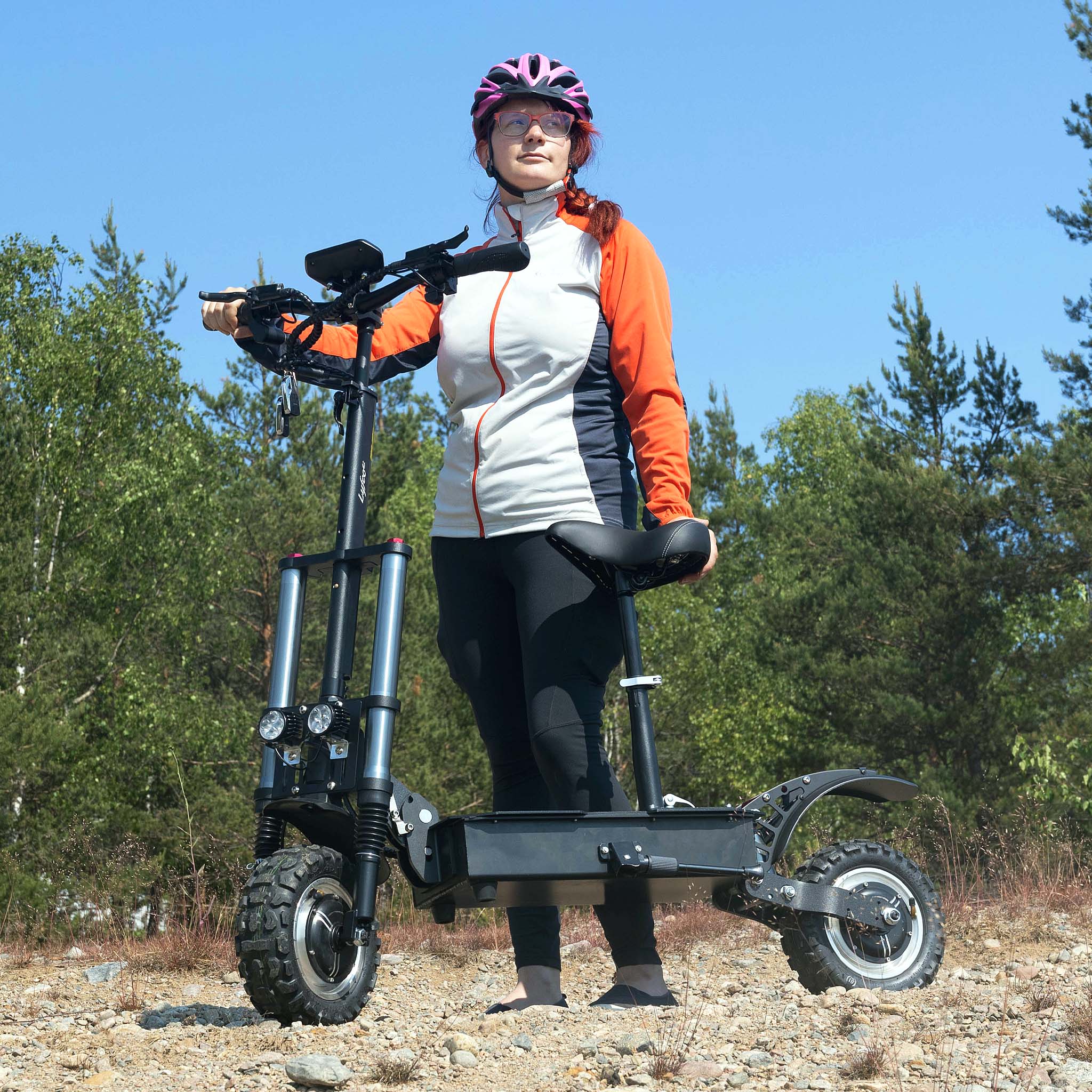 Elscooter 80km/h | 3200W | Hydrauliska bromsar