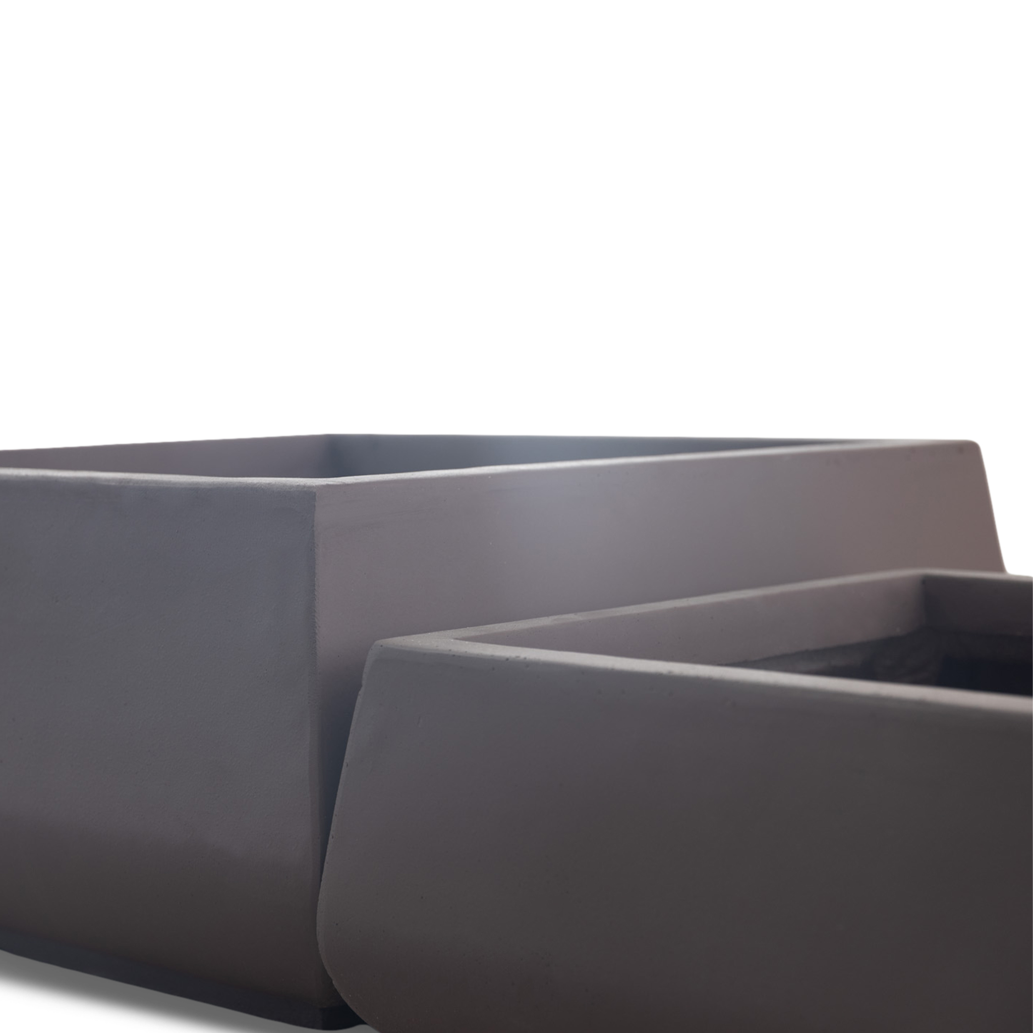 Fiberarmerade utekrukor | 2-pack | Mörkbrun Fiberarmerade utekrukor | 2-pack | Mörkbrun