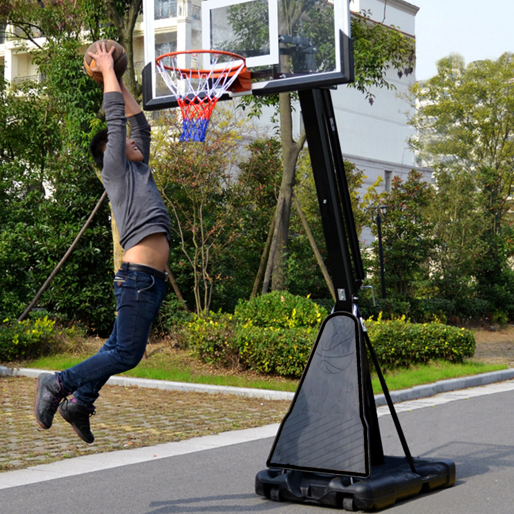 Basketkorg med ställning | Premiummodell | Slammer Basketkorg med ställning | Premiummodell | Slammer