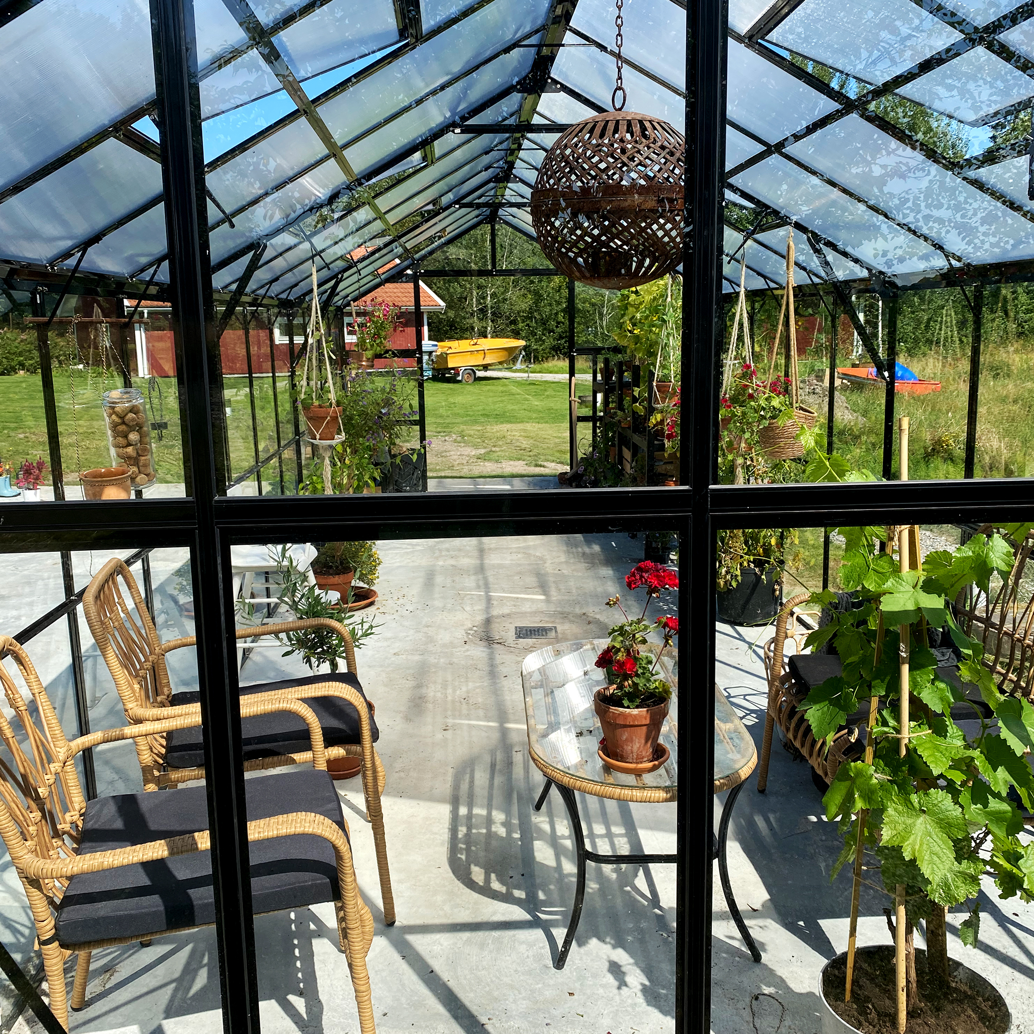 Glasväxthus 19m² | 5 års stormgaranti | 4mm säkerhetsglas Glasväxthus 19m² | 5 års stormgaranti | 4mm säkerhetsglas
