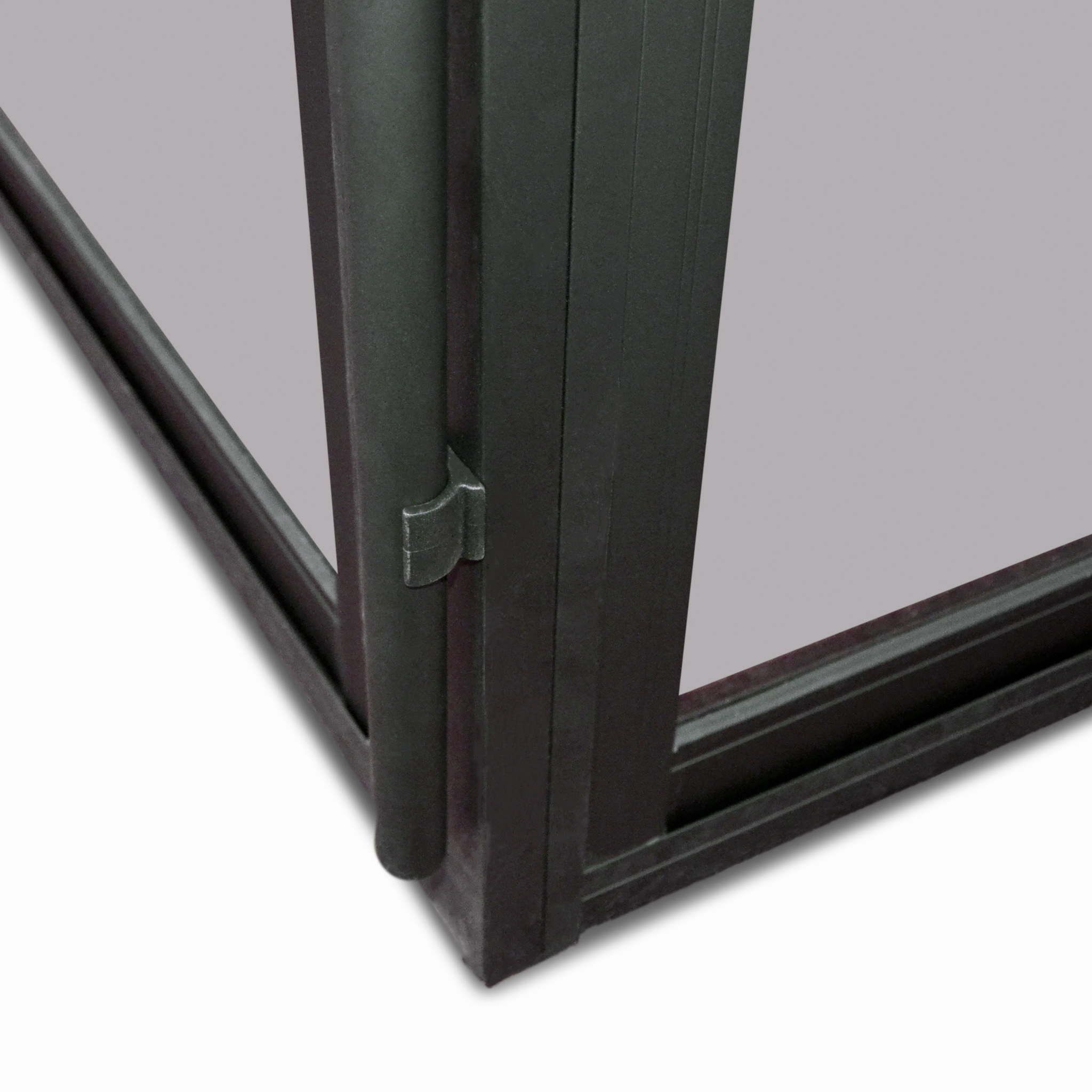 Uterum 10,7m² | Säkerhetsglas och kanalplast | Aluminiumstomme | Svart Uterum 10,7m² | Säkerhetsglas och kanalplast | Aluminiumstomme | Svart