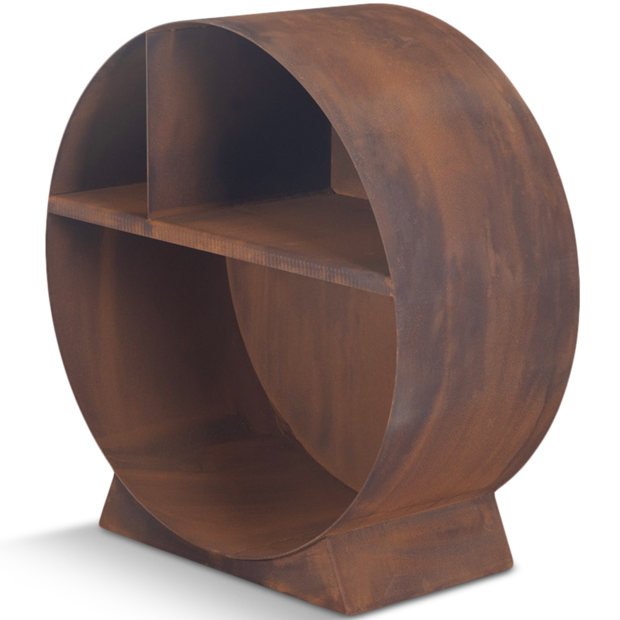 Vedst�ll 3mm cortenst�l | Rund