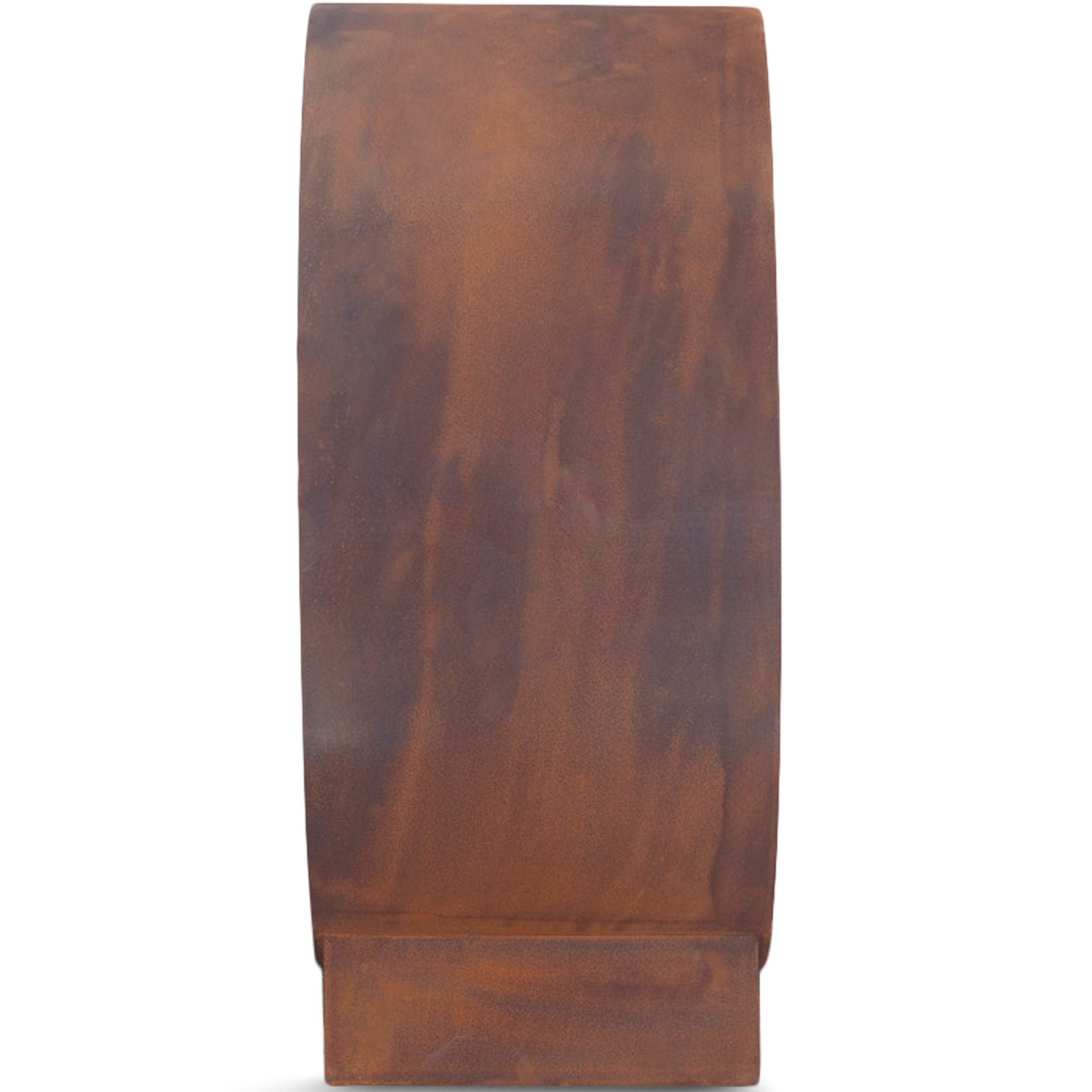 Vedst�ll 3mm cortenst�l | Rund