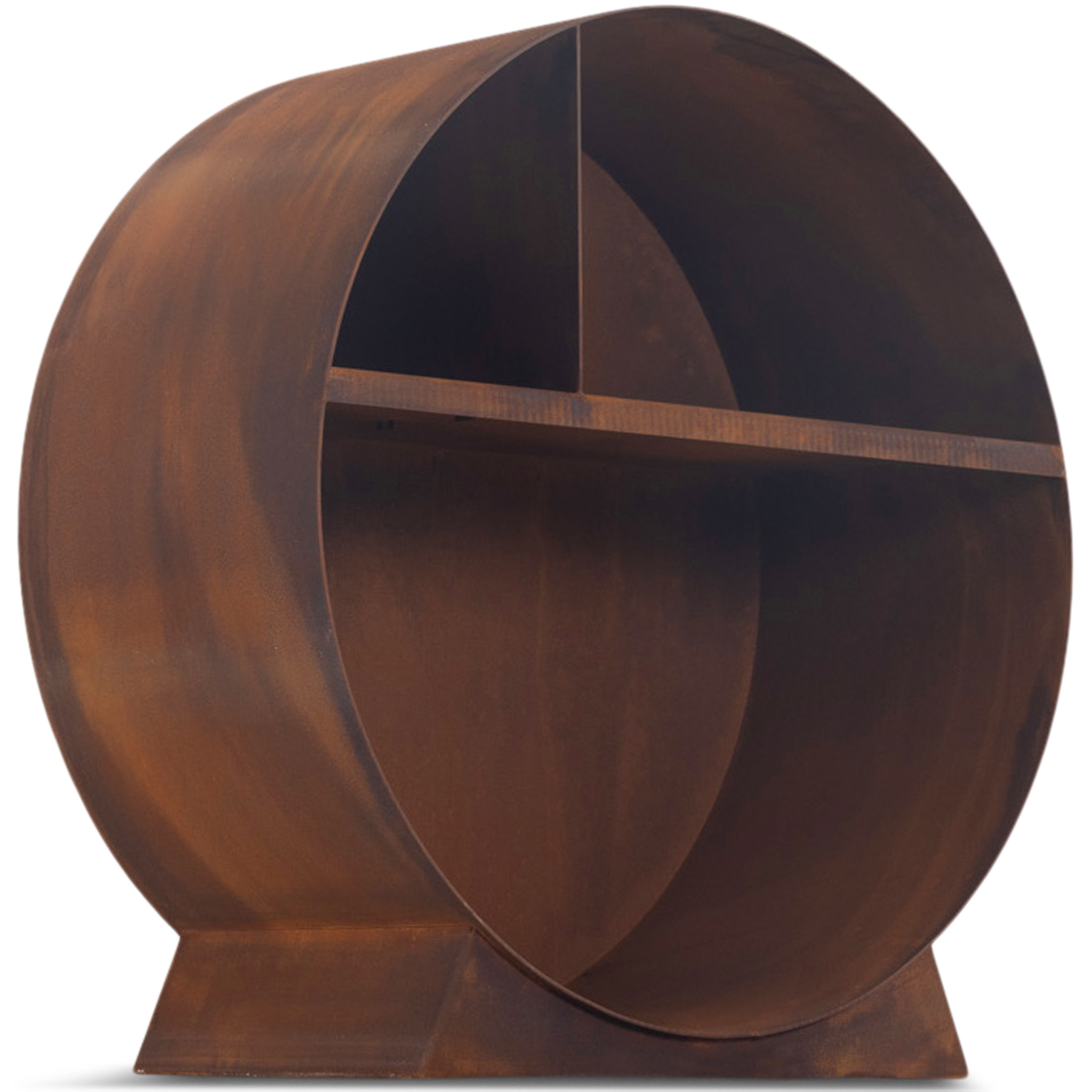 Vedst�ll 3mm cortenst�l | Rund