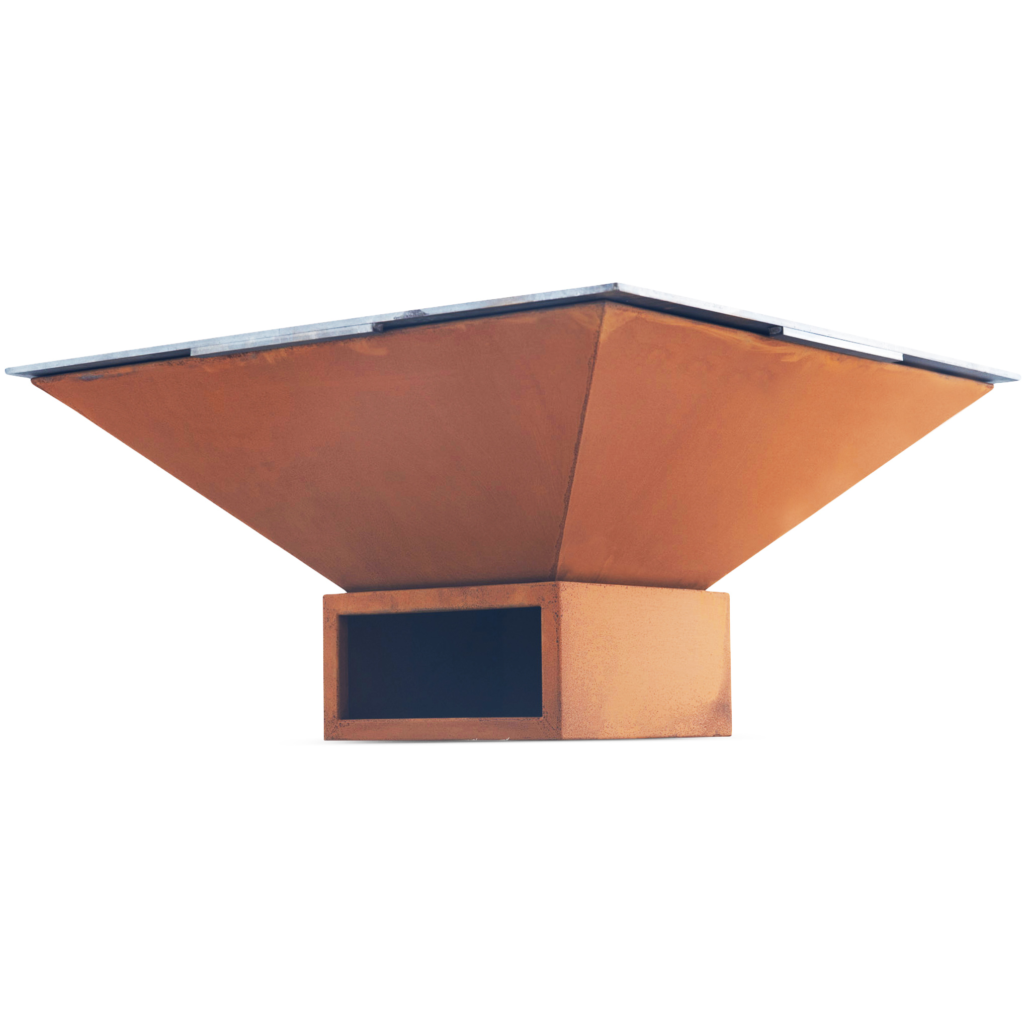Vedeldad grill i cortenst�l | Ytter�n