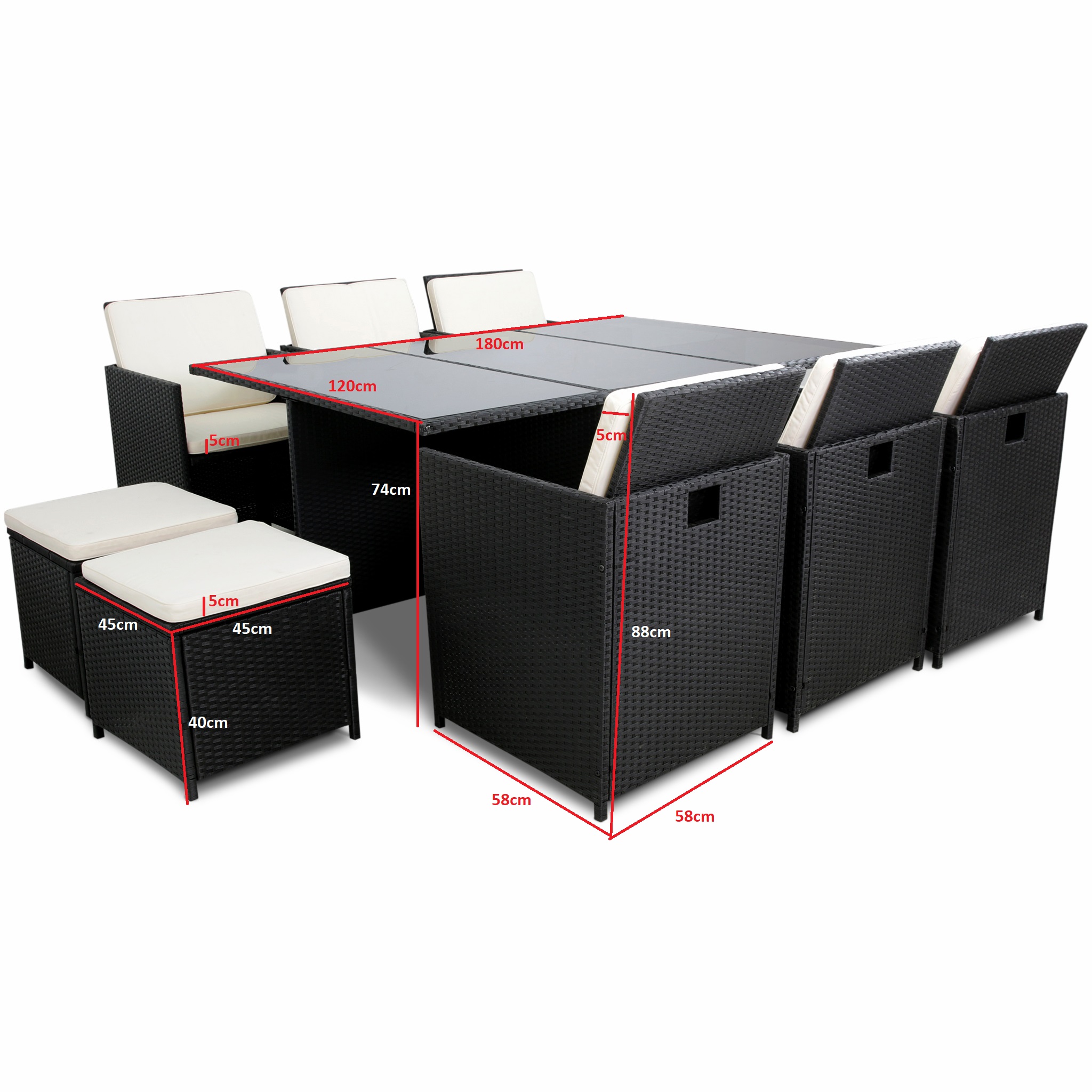 Matgrupp utemöbler | 10 sittplatser | Konstrotting Matgrupp utemöbler | 10 sittplatser | Konstrotting
