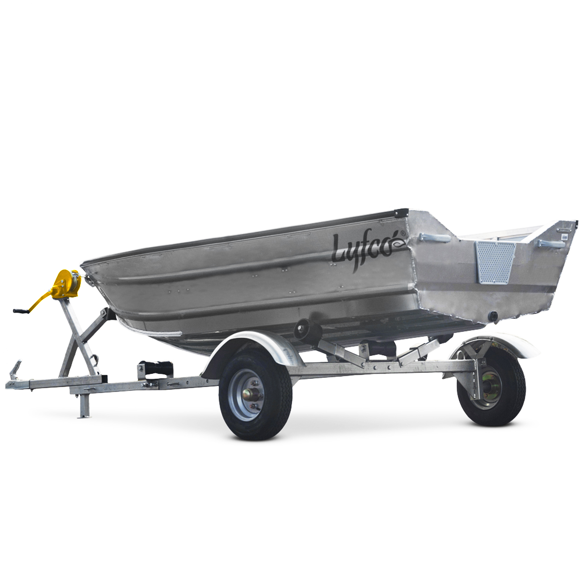 Båttrailer med vinsch | Maxlast 380kg | 400x183cm Båttrailer med vinsch | Maxlast 380kg | 400x183cm