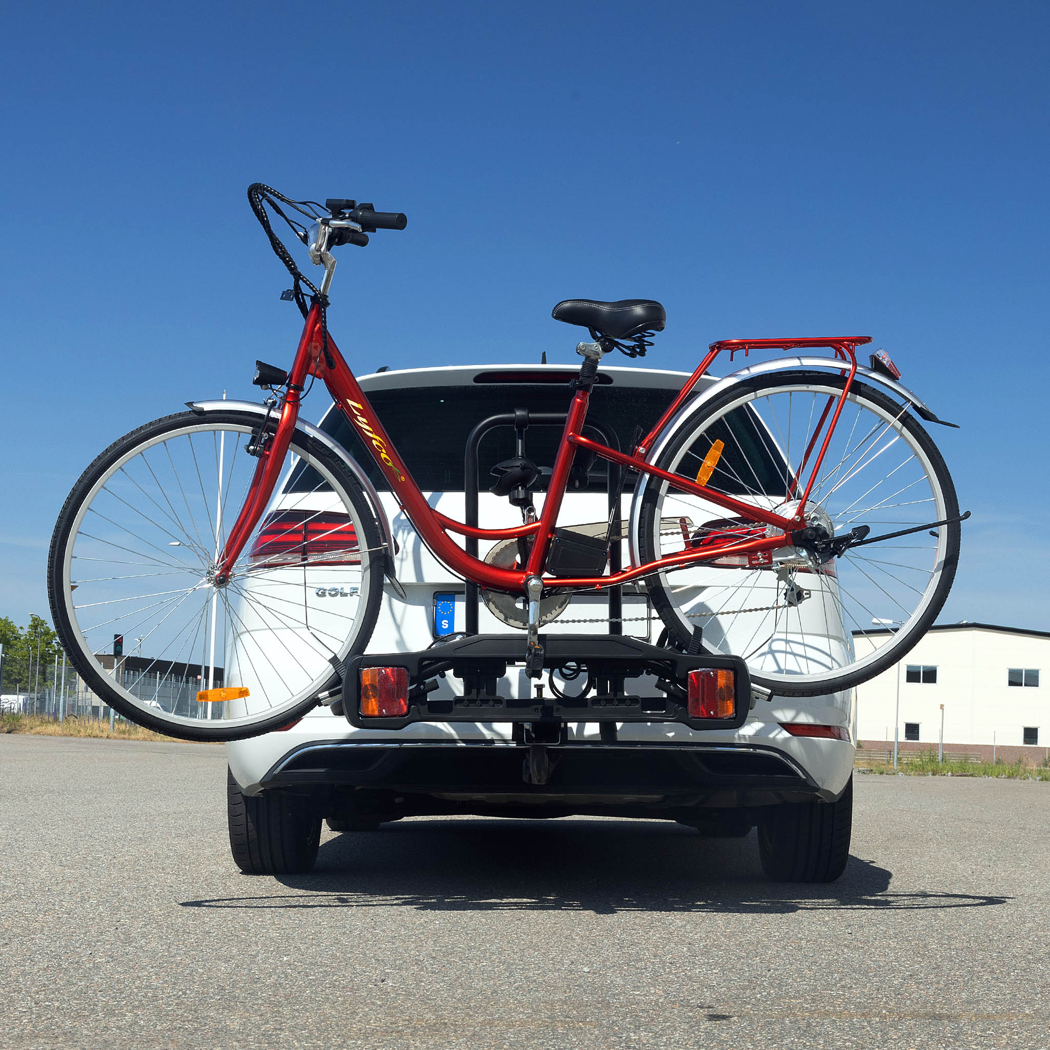 Cykelhållare bil med lyse | För 2 cyklar Cykelhållare bil med lyse | För 2 cyklar