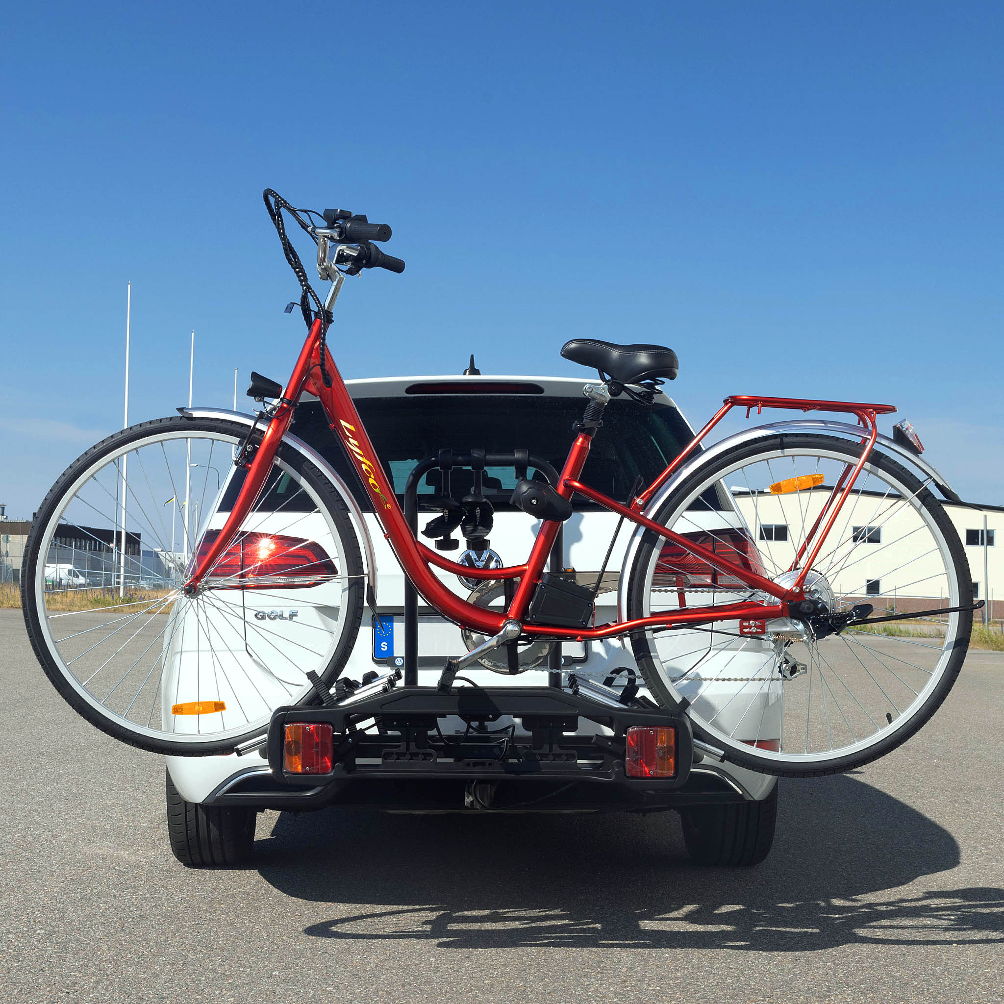 Cykelhållare bil med lyse | För 3 cyklar Cykelhållare bil med lyse | För 3 cyklar