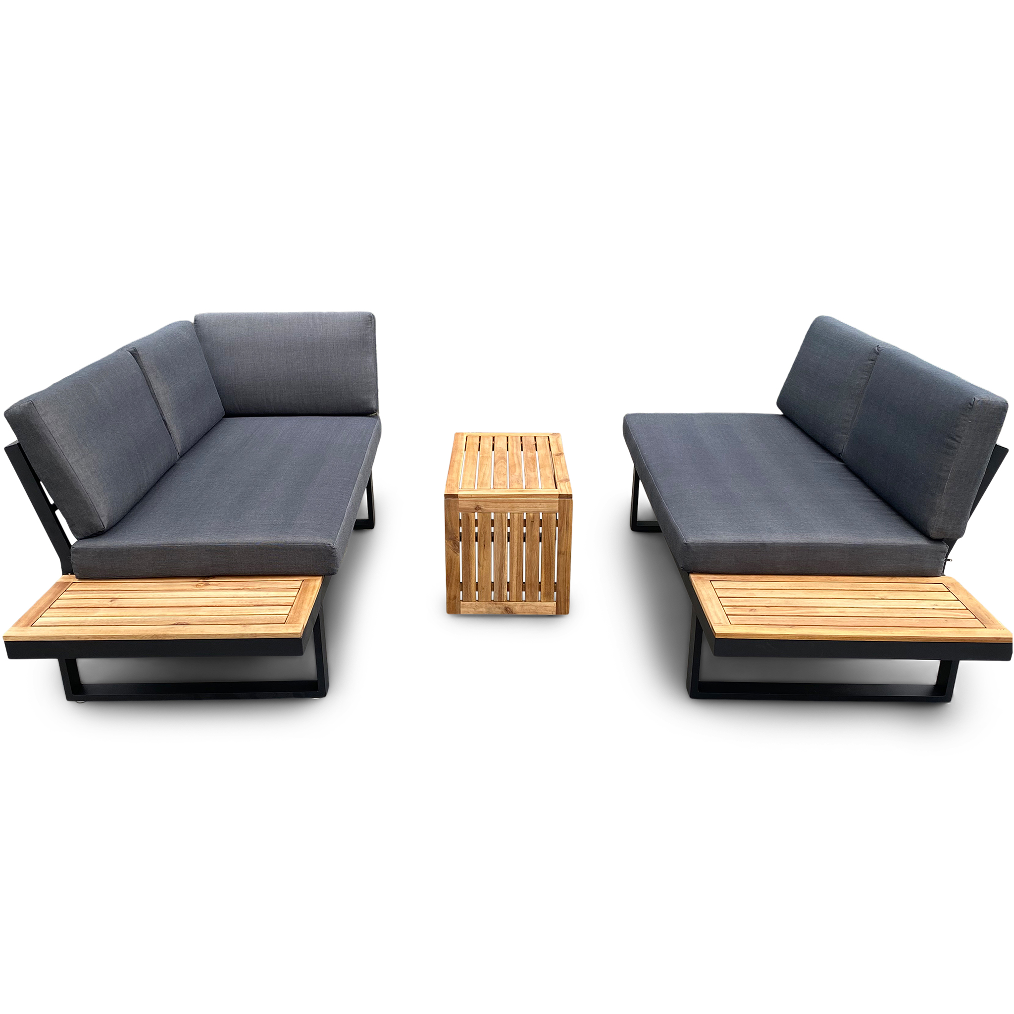 Mångsidig modulsoffa / loungegrupp i Akacia | Bullandö Mångsidig modulsoffa / loungegrupp i Akacia | Bullandö