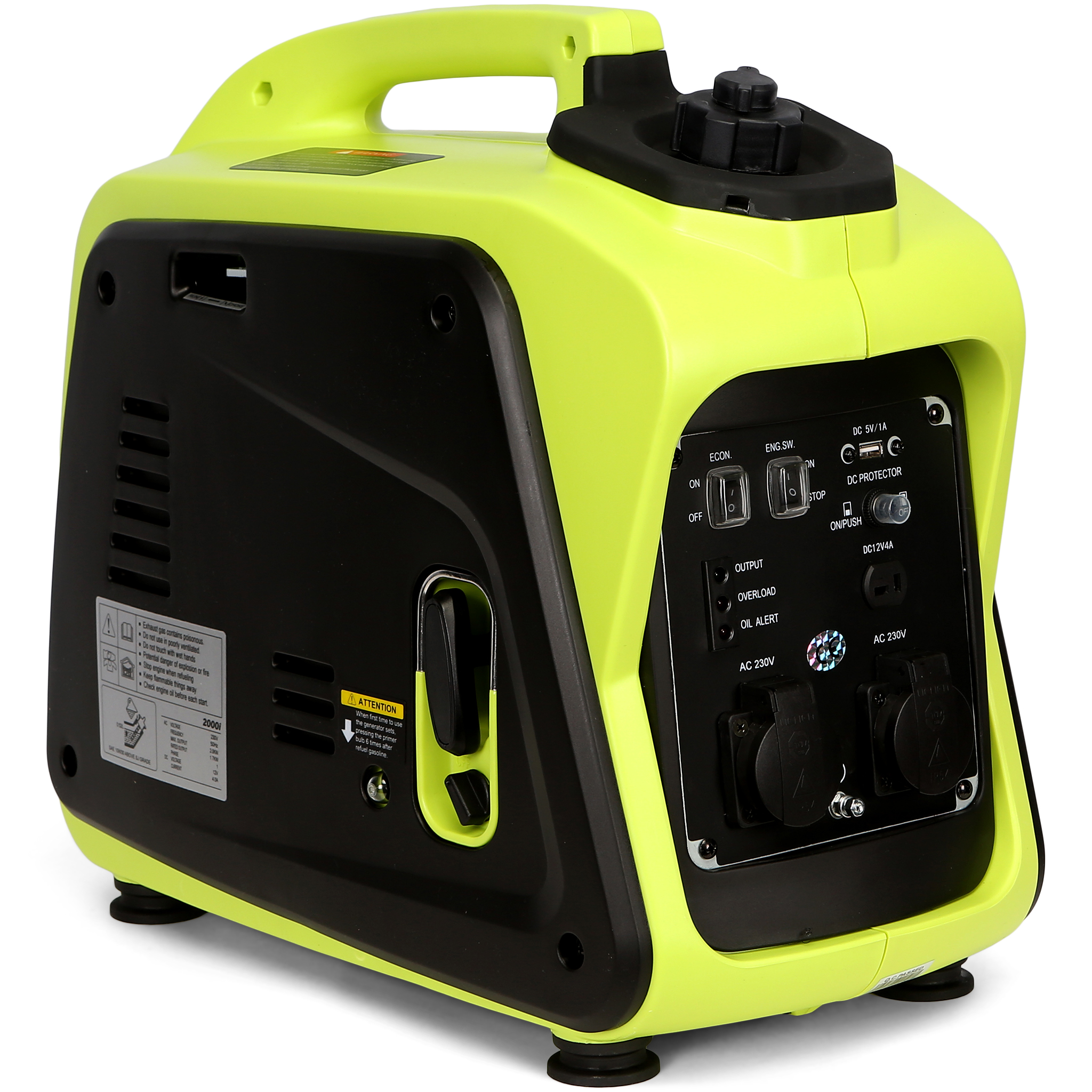 Digitalt elverk f�r krissituationer | 2300W | Portabel med USB-port | Metalcraft