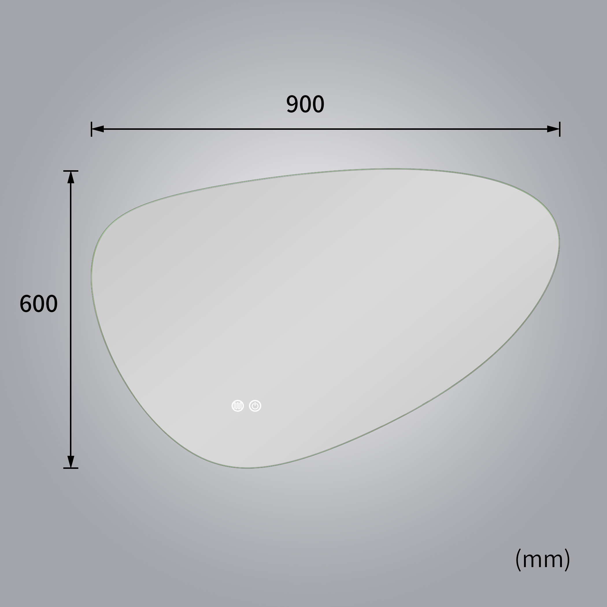 LED-spegel med Anti-fog funktion | dimbart ljus | Lyfco LED-spegel med Anti-fog funktion | dimbart ljus | Lyfco