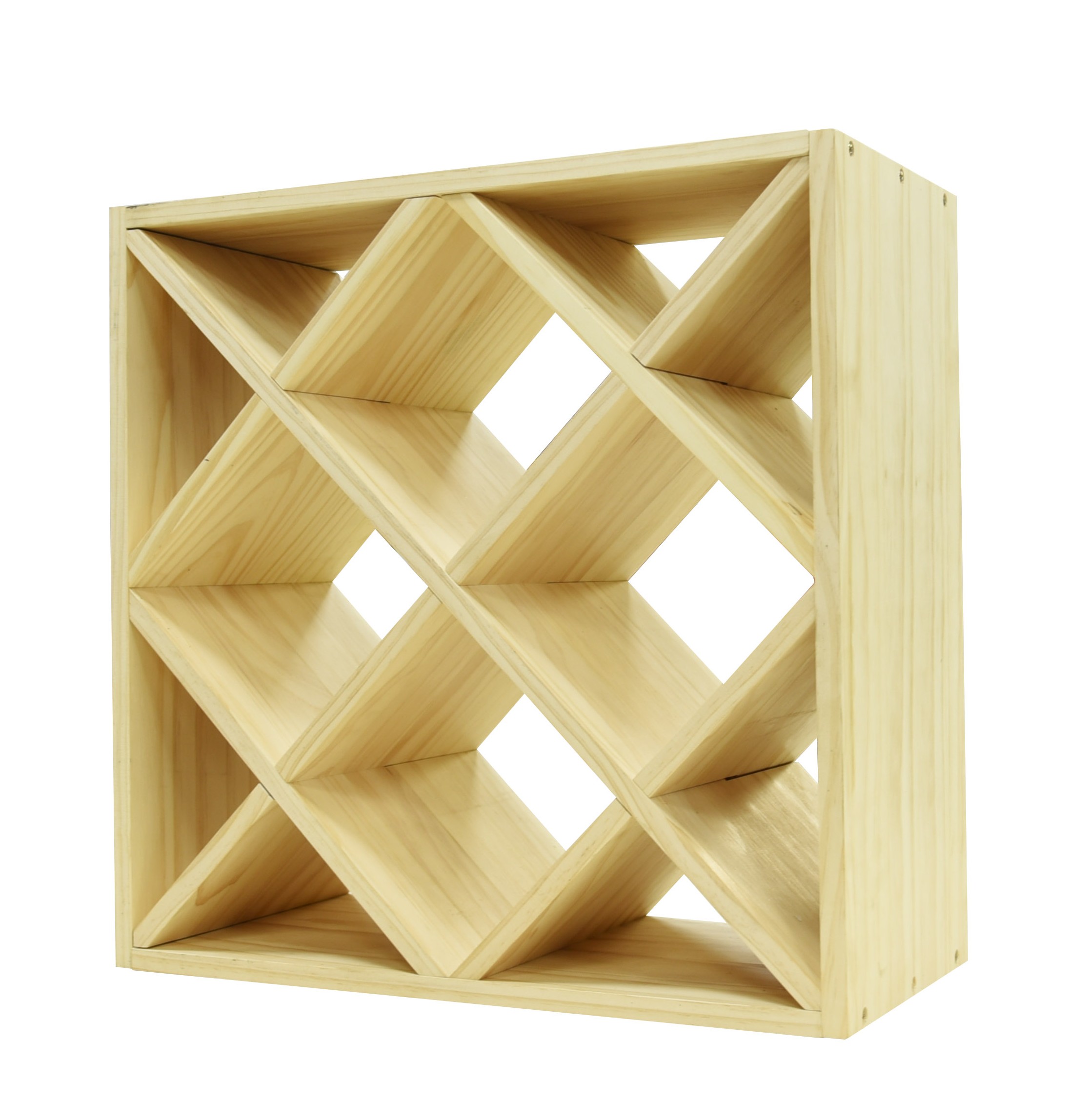 Vinhylla i trä för 24 Flaskor | 60x30 cm | Arvino Vinhylla i trä för 24 Flaskor | 60x30 cm | Arvino