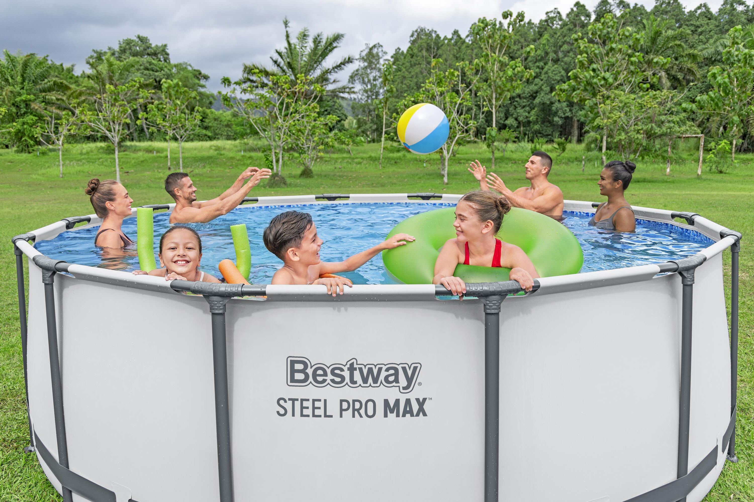 Bestway pool ovan mark Ø4,27m - 122cm djup | Steel Pro MAX (5612X) Bestway pool ovan mark Ø4,27m - 122cm djup | Steel Pro MAX (5612X)