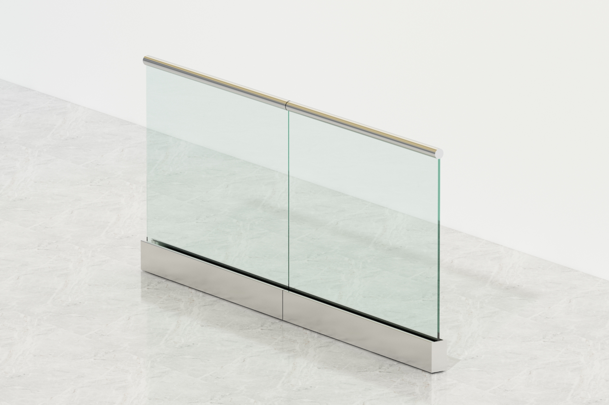 Stolpfritt glasräcke | 1m sektion | 12,76mm säkerhetsglas | Julius Stolpfritt glasräcke | 1m sektion | 12,76mm säkerhetsglas | Julius