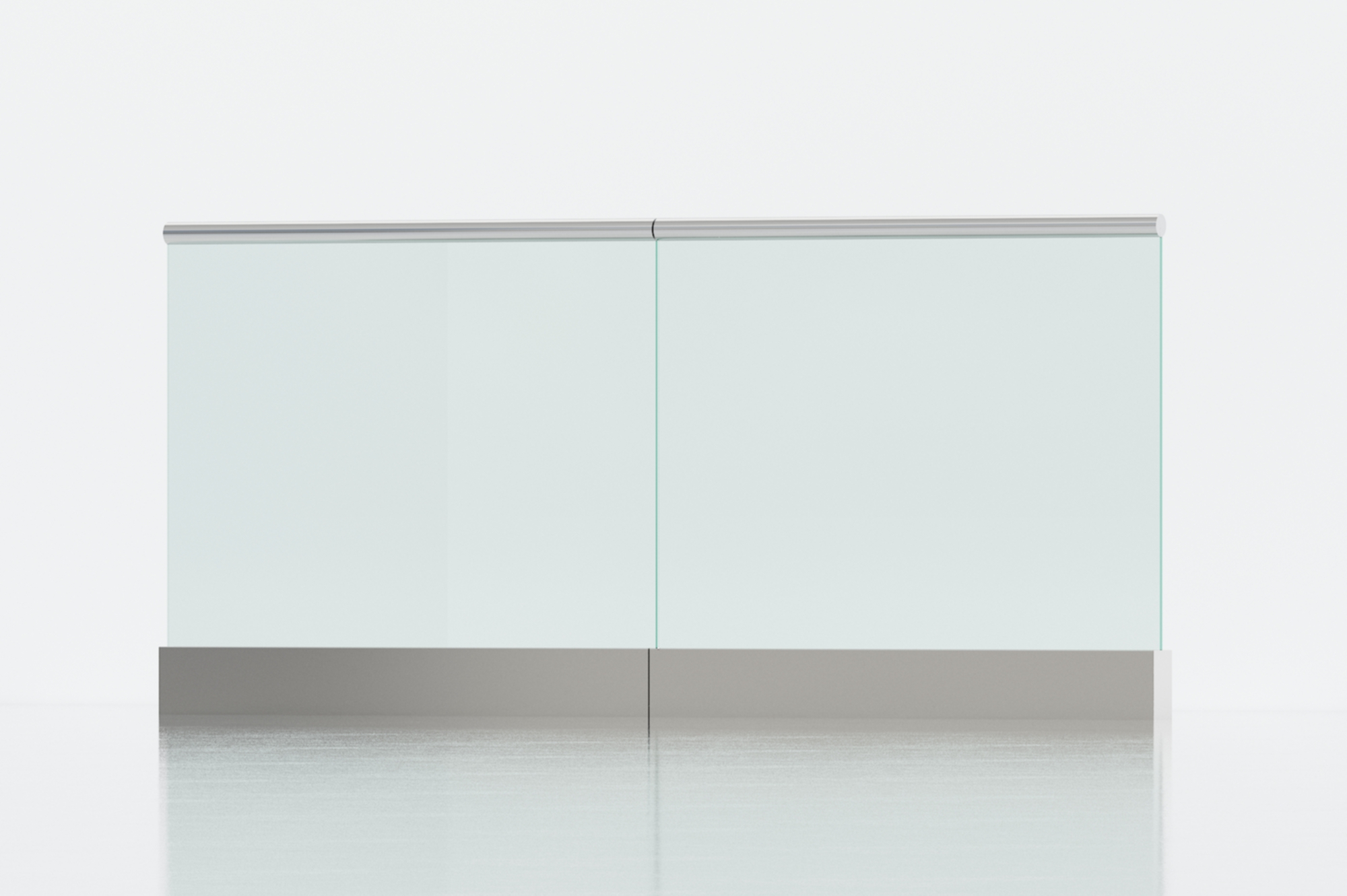 Stolpfritt glasräcke | 1m sektion | 12,76mm säkerhetsglas | Julius Stolpfritt glasräcke | 1m sektion | 12,76mm säkerhetsglas | Julius