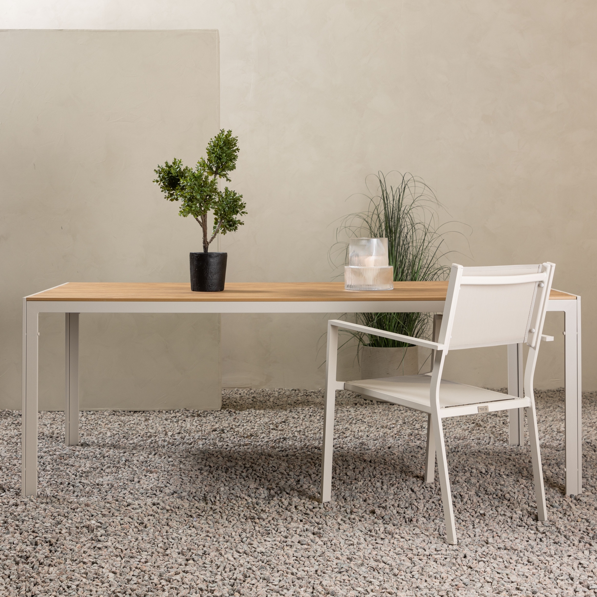 Break matbord 205 x 90 cm - Beige Break matbord 205 x 90 cm - Beige