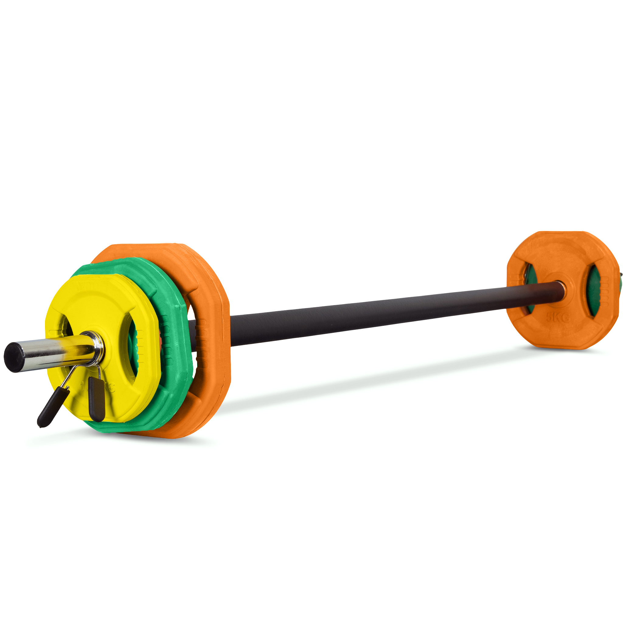Aerobic Pump skivstång | Set med 20kg vikter | För hemmaträning Aerobic Pump skivstång | Set med 20kg vikter | För hemmaträning