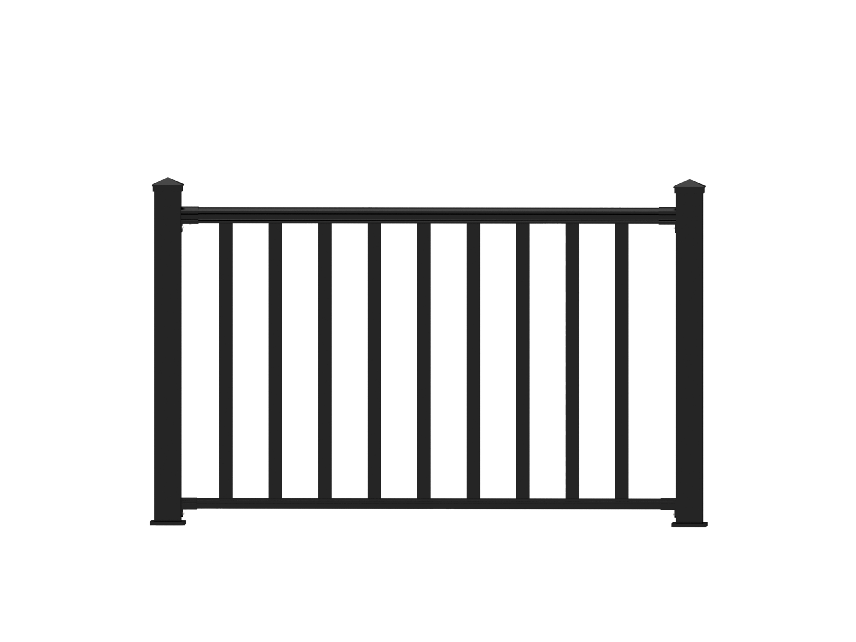 Altanstaket 180x100 cm | Pulverlackerad och robust design | Aurelius