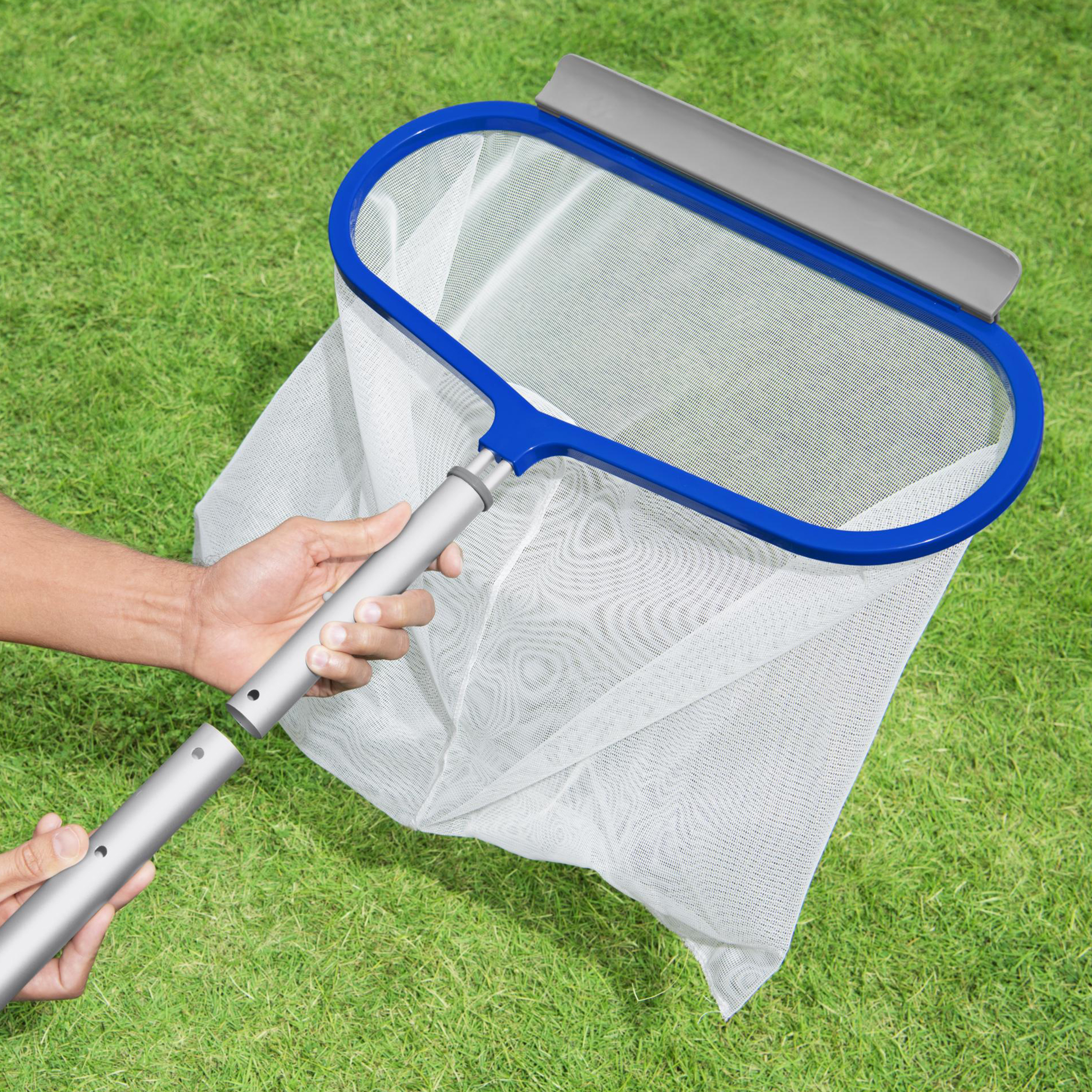Flowclear AquaRake Deluxe Aluminium | Pool Leaf Skimmer Flowclear AquaRake Deluxe Aluminium | Pool Leaf Skimmer