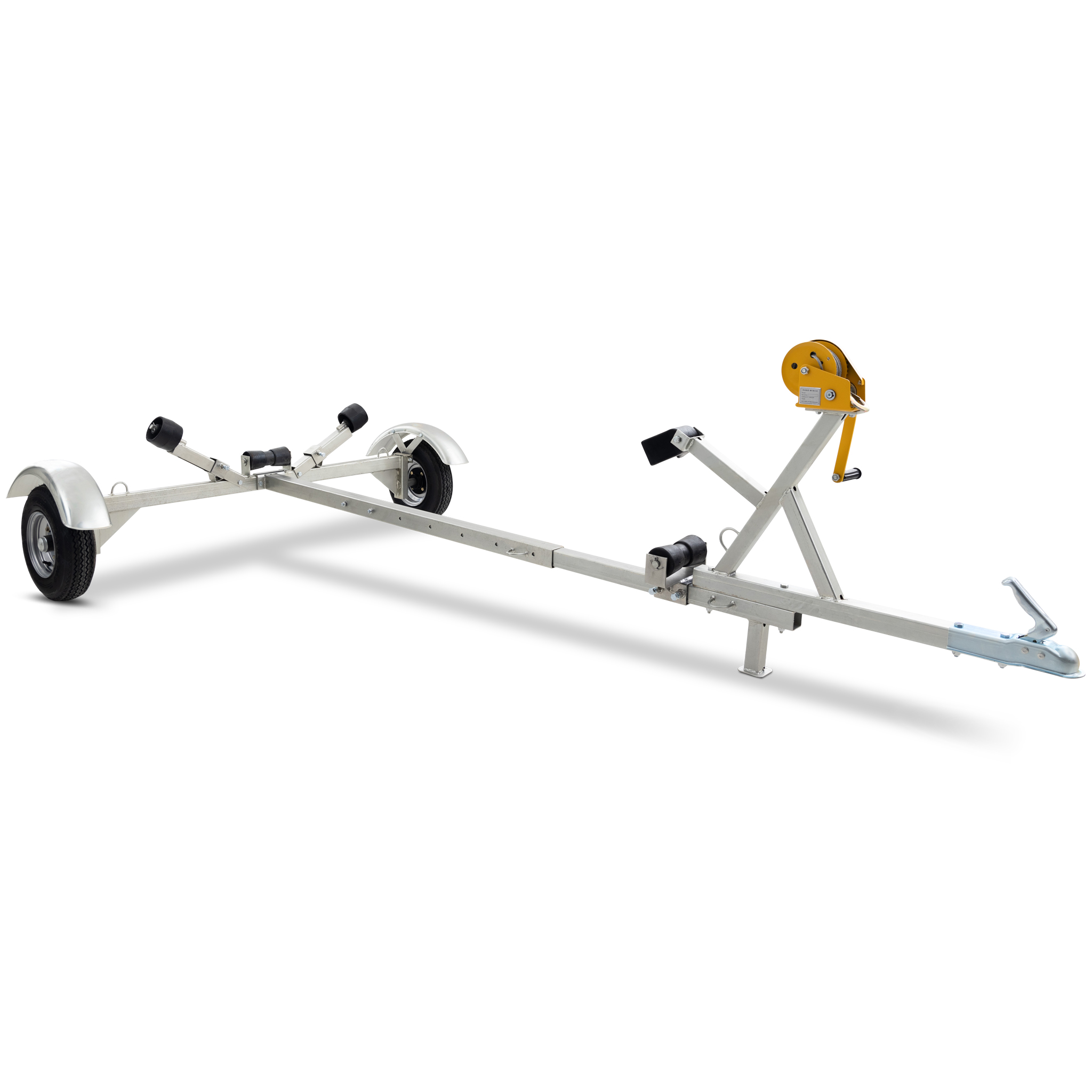 Båttrailer med vinsch | Maxlast 380kg | 400x183cm Båttrailer med vinsch | Maxlast 380kg | 400x183cm
