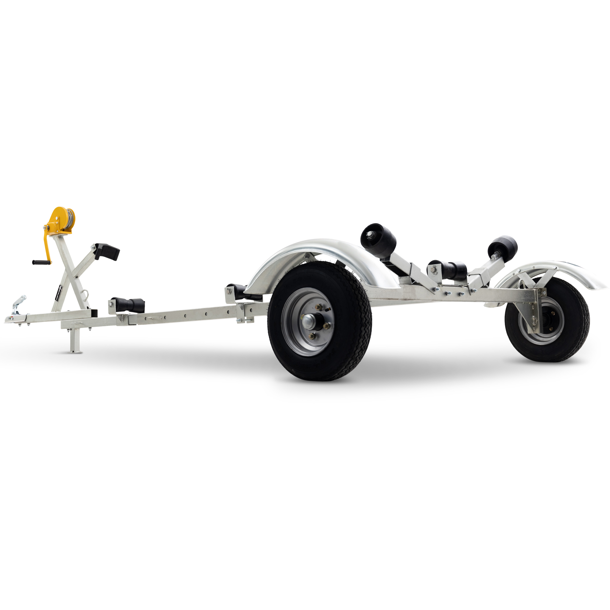Båttrailer med vinsch | Maxlast 540kg | 469x180cm Båttrailer med vinsch | Maxlast 540kg | 469x180cm