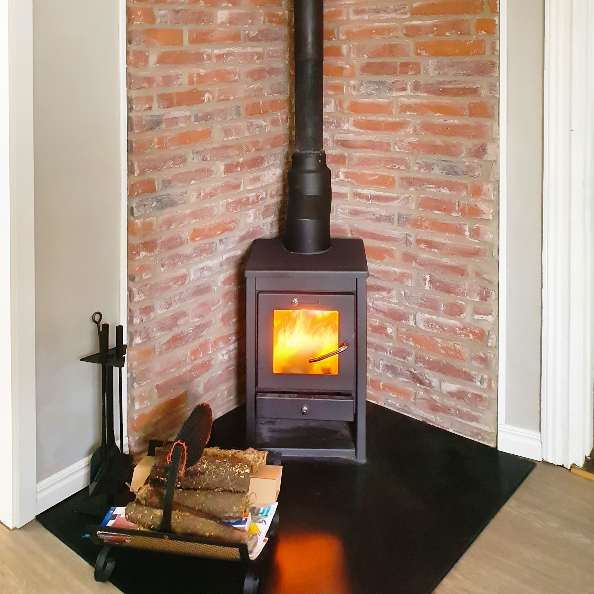 Braskamin 7kW | Verkningsgrad 80% | Ylöjärvi Braskamin 7kW | Verkningsgrad 80% | Ylöjärvi