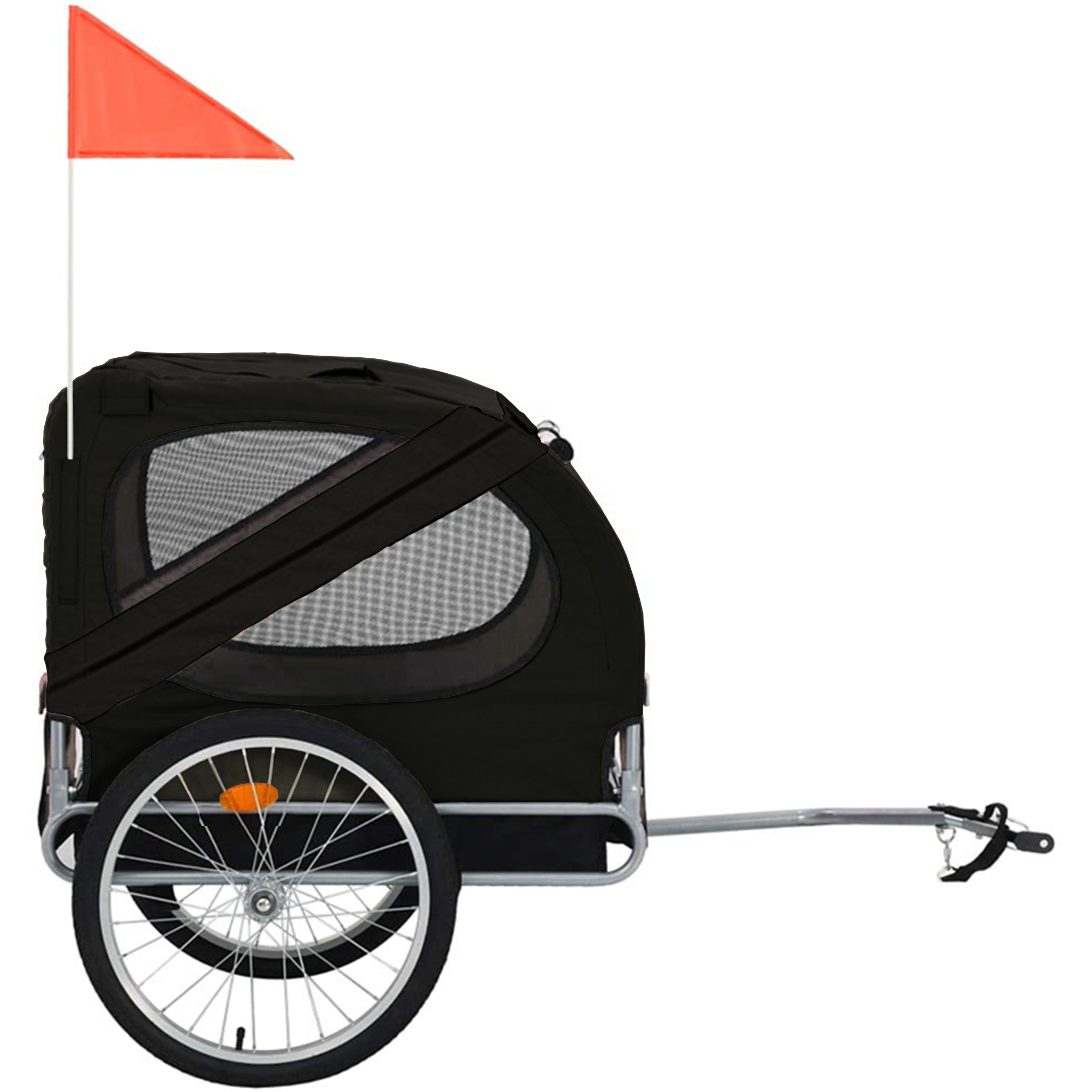 Cykelvagn f�r hund | Lastkapacitet 40kg | Hopf�llbar