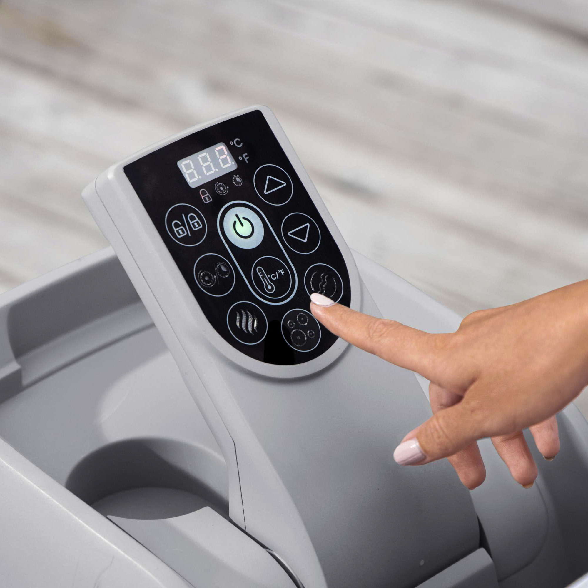 Lay-Z Spa Bahamas AirJet | Bestway uppblåsbart spabad 2-4 personer Lay-Z Spa Bahamas AirJet | Bestway uppblåsbart spabad 2-4 personer