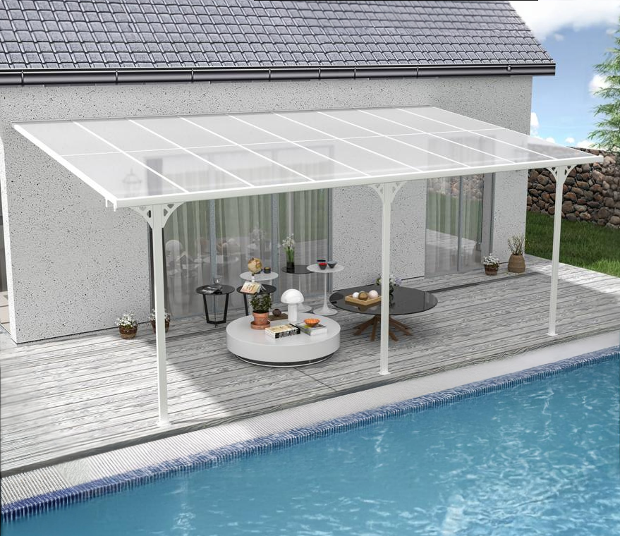 Altantak 5,66x2,54 | Kanalplast / Aluminium| Robust design | Vit Altantak 5,66x2,54 | Kanalplast / Aluminium| Robust design | Vit