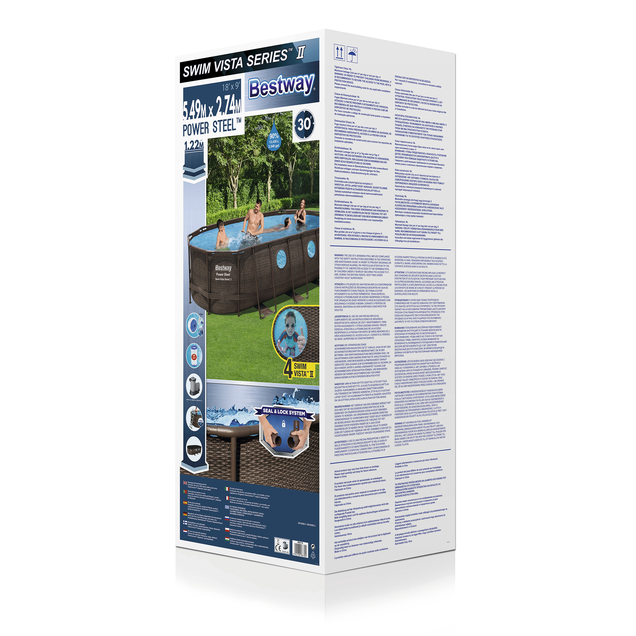 Bestway pool ovan mark 5,5x2,7m | Power Steel Swim Vista II (56716) Bestway pool ovan mark 5,5x2,7m | Power Steel Swim Vista II (56716)