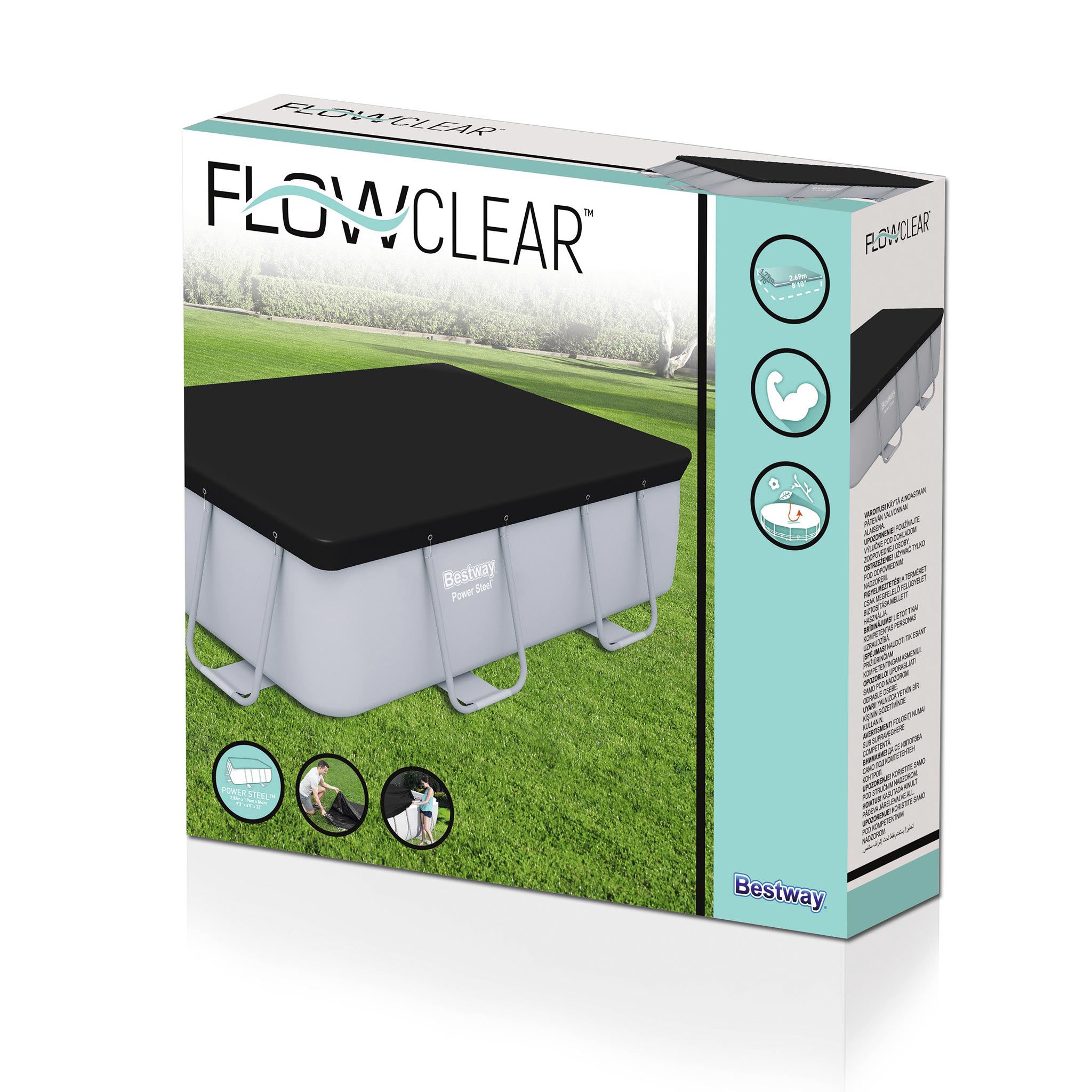 Poolöverdrag Flowclear™ 2,82x1,96m Poolöverdrag Flowclear™ 2,82x1,96m