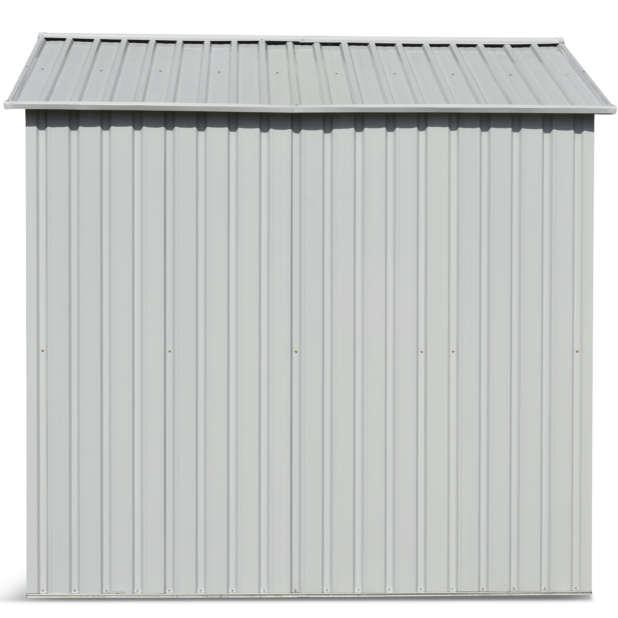 Förråd och redskapsbod 5,3m² | Skjutdörr | Med bas | Vit Förråd och redskapsbod 5,3m² | Skjutdörr | Med bas | Vit
