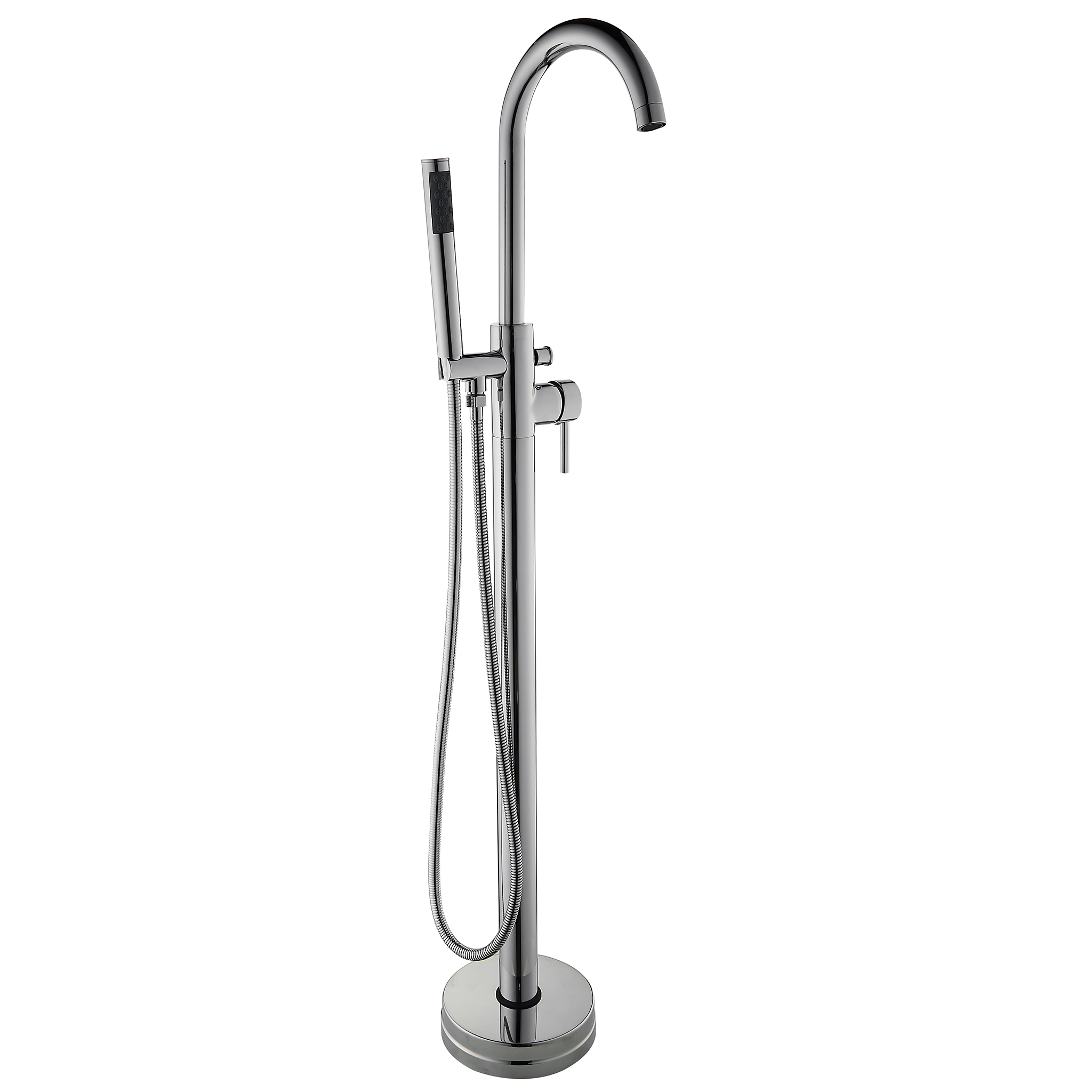 Golvblandare badkar | Engreppsblandare | Krom | FD-2207 Golvblandare badkar | Engreppsblandare | Krom | FD-2207