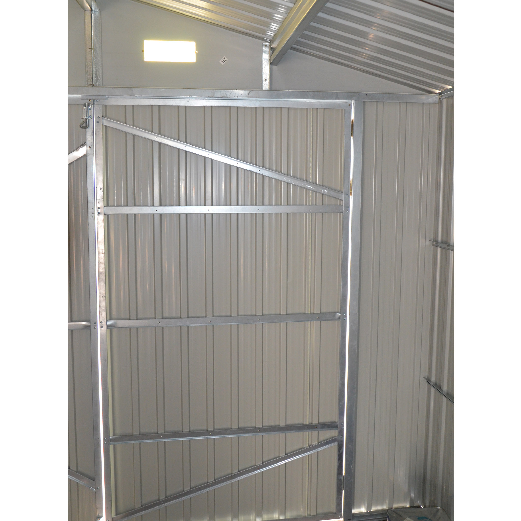 Pl�tgarage 18m� | Dubbel d�rr |�Komplett byggsats