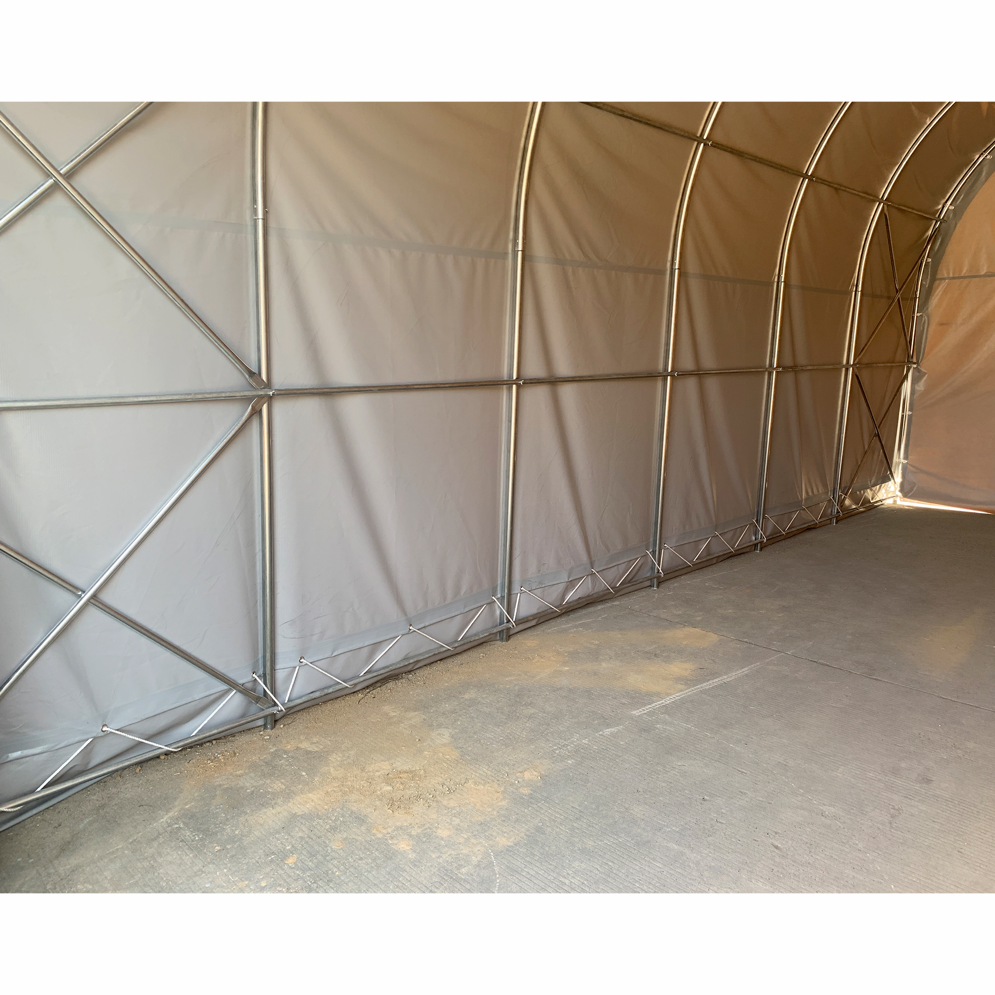 Garagetält 3,5x7,5m | 26,2m² för husbil, husvagn & båt Garagetält 3,5x7,5m | 26,2m² för husbil, husvagn & båt