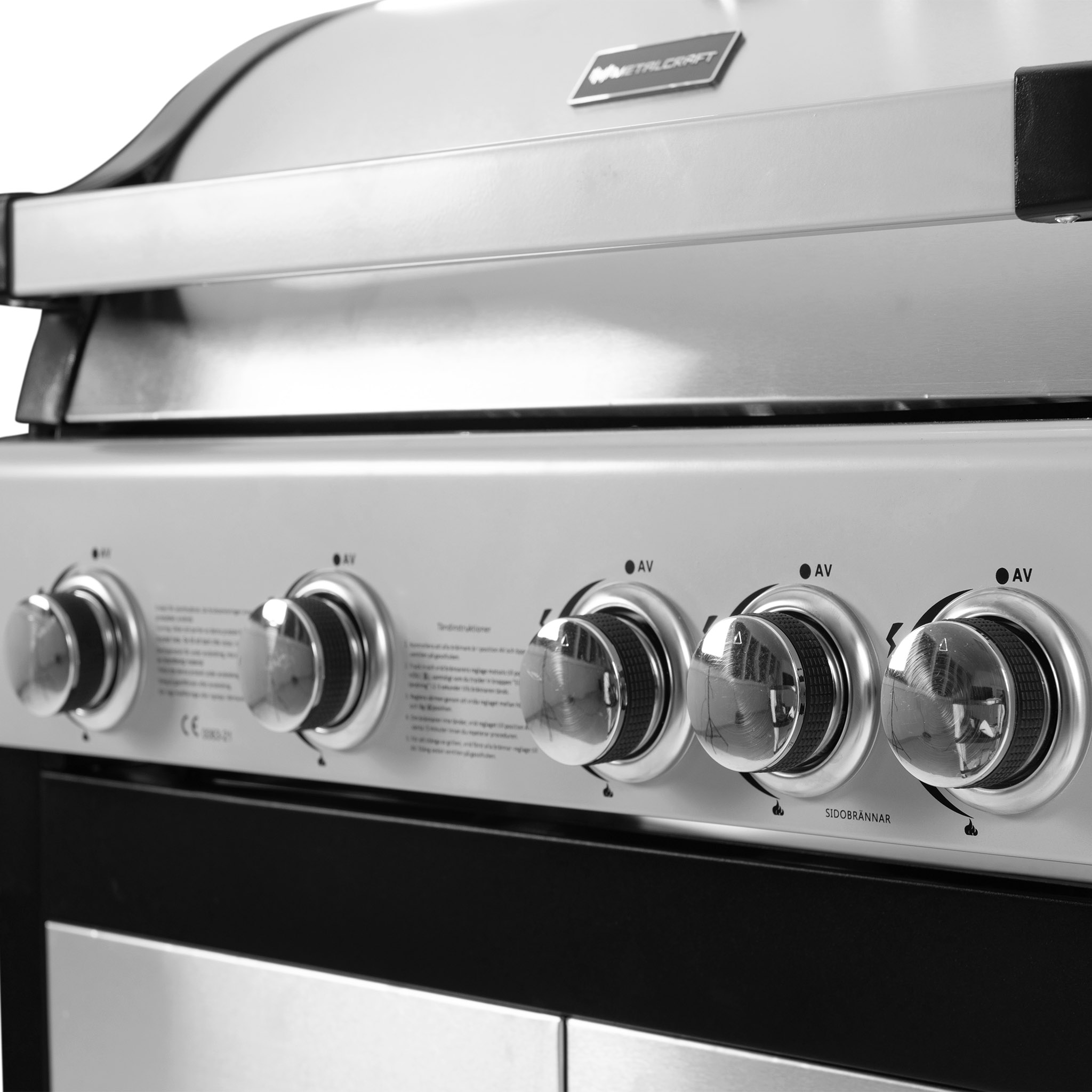 Gasolgrill med 4 rostfria br�nnare | Charleston