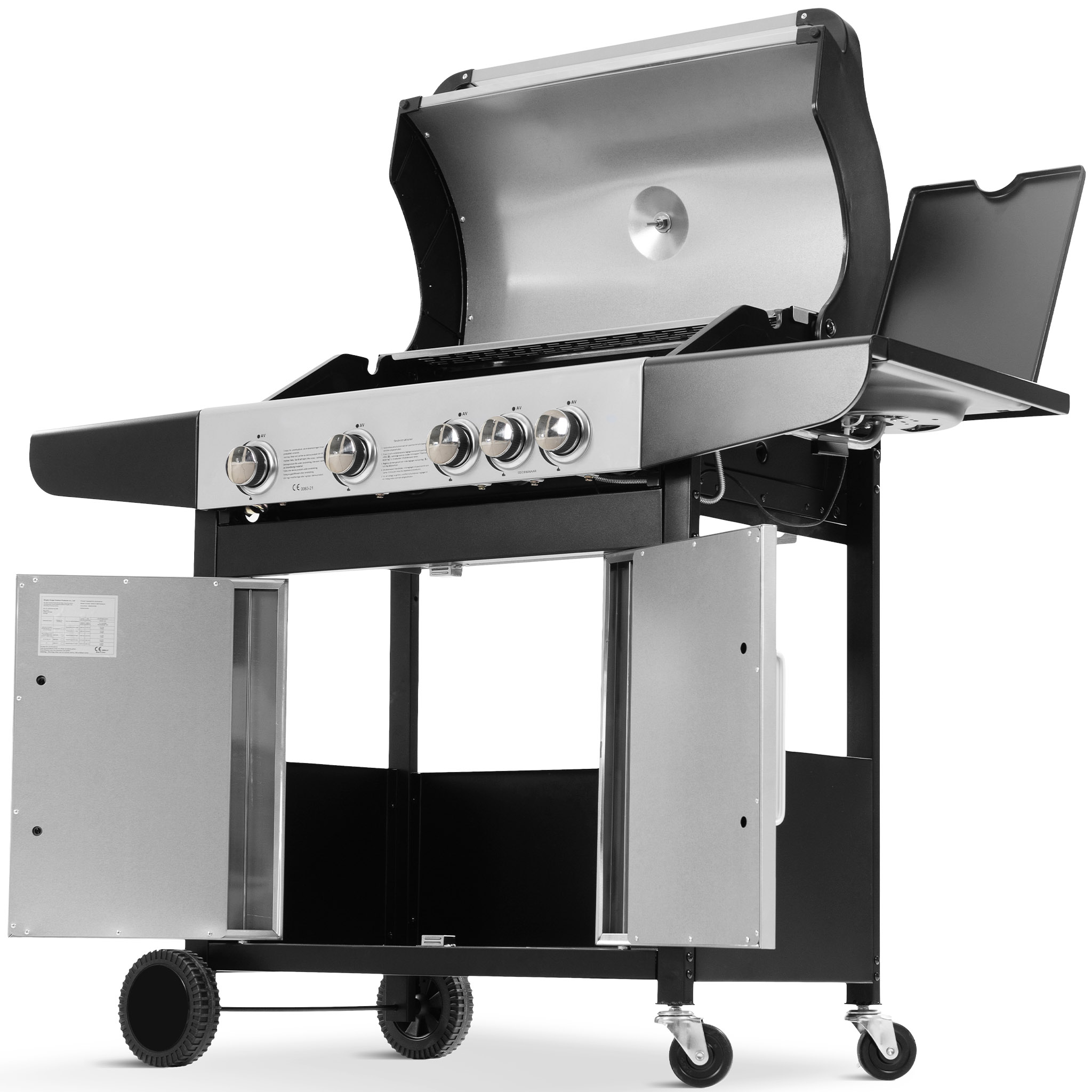 Gasolgrill med 4 rostfria br�nnare | Charleston
