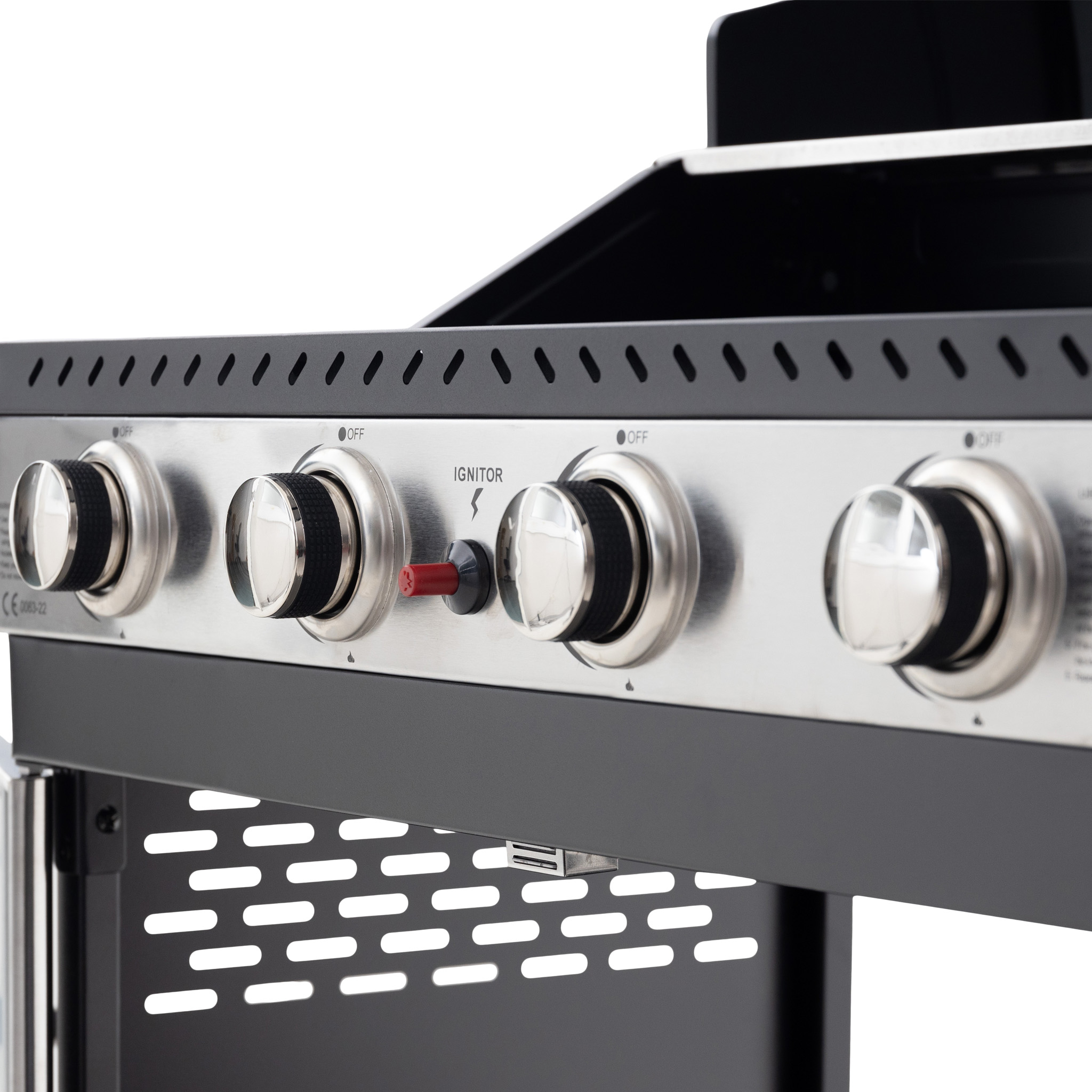 Gasolgrill 14.5 kW | 4 rostfria brännare & 1 sidobrännare | St. Louis Gasolgrill 14.5 kW | 4 rostfria brännare & 1 sidobrännare | St. Louis