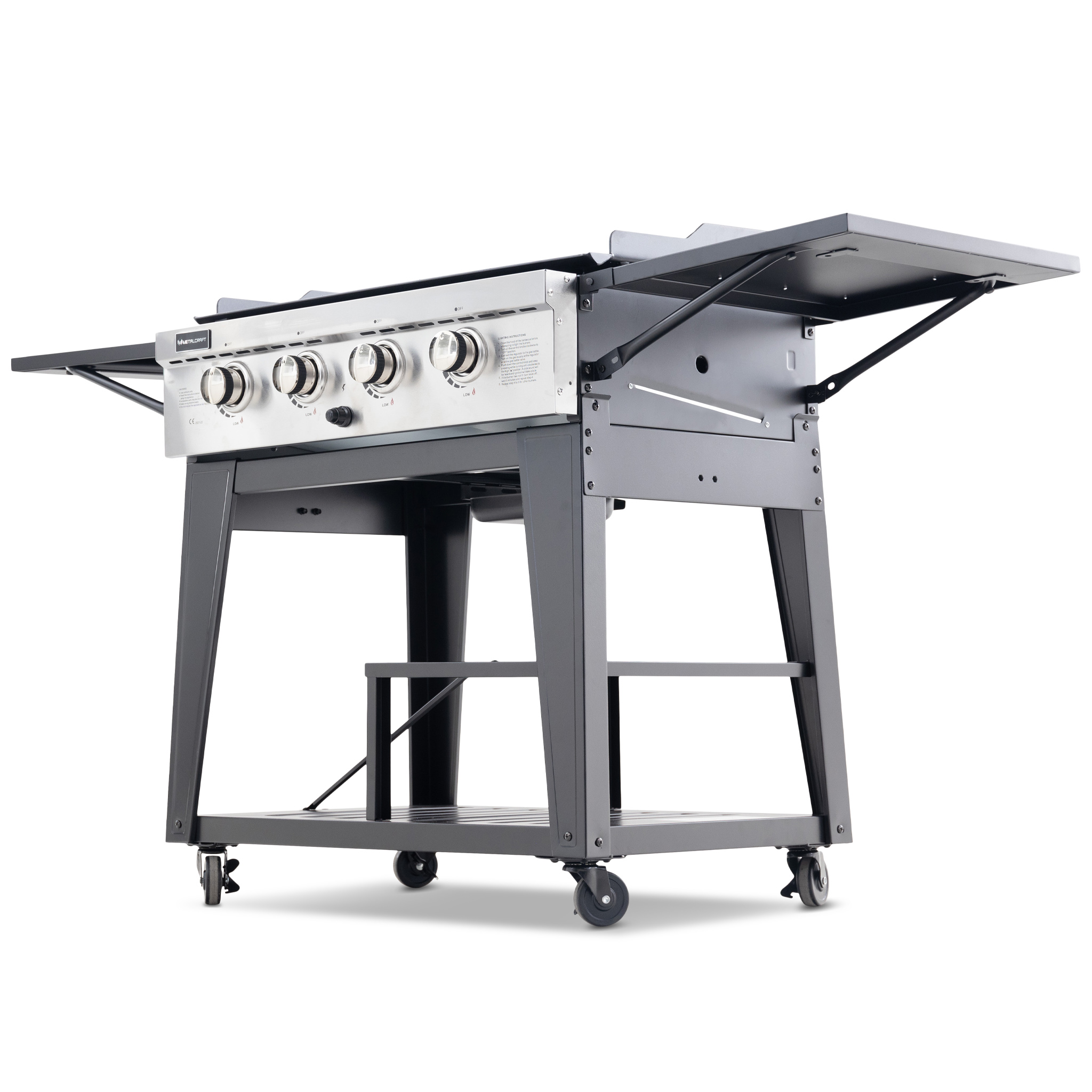 Gasoldrivet stekbord 16 kW | 4 rostfria brännare | Lockhart Gasoldrivet stekbord 16 kW | 4 rostfria brännare | Lockhart
