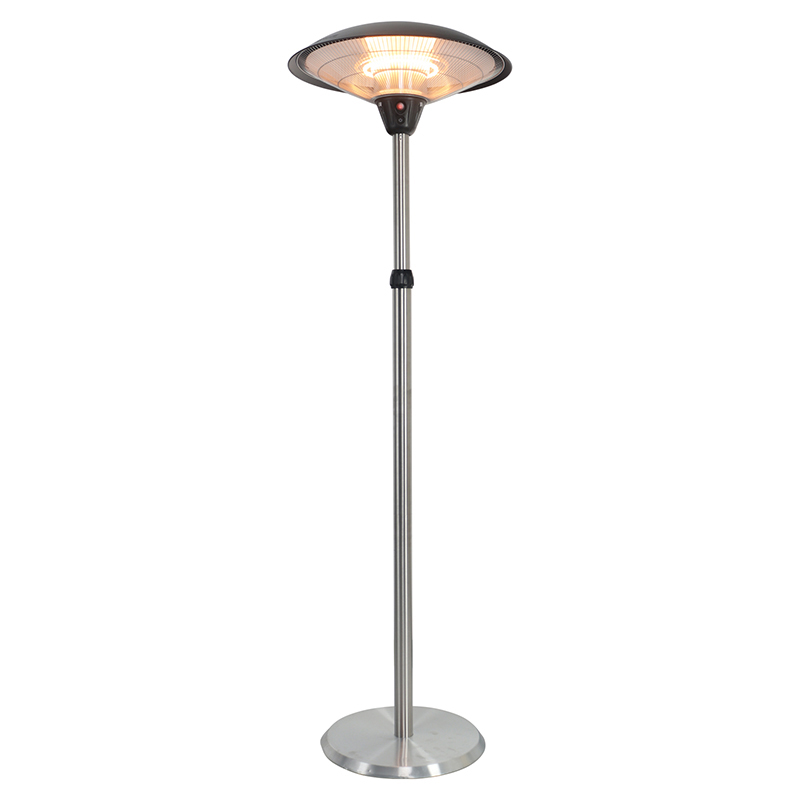 Terrassvärmare med fjärrkontroll | 2100W | Golvstående Terrassvärmare med fjärrkontroll | 2100W | Golvstående
