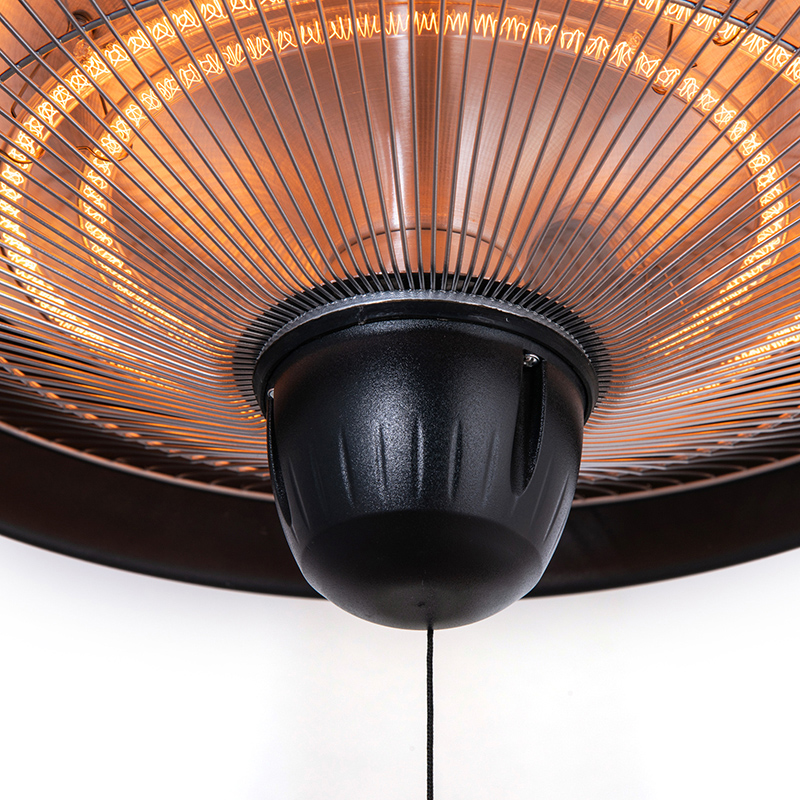 Hängande terrassvärmare | 1500W | Svart Hängande terrassvärmare | 1500W | Svart