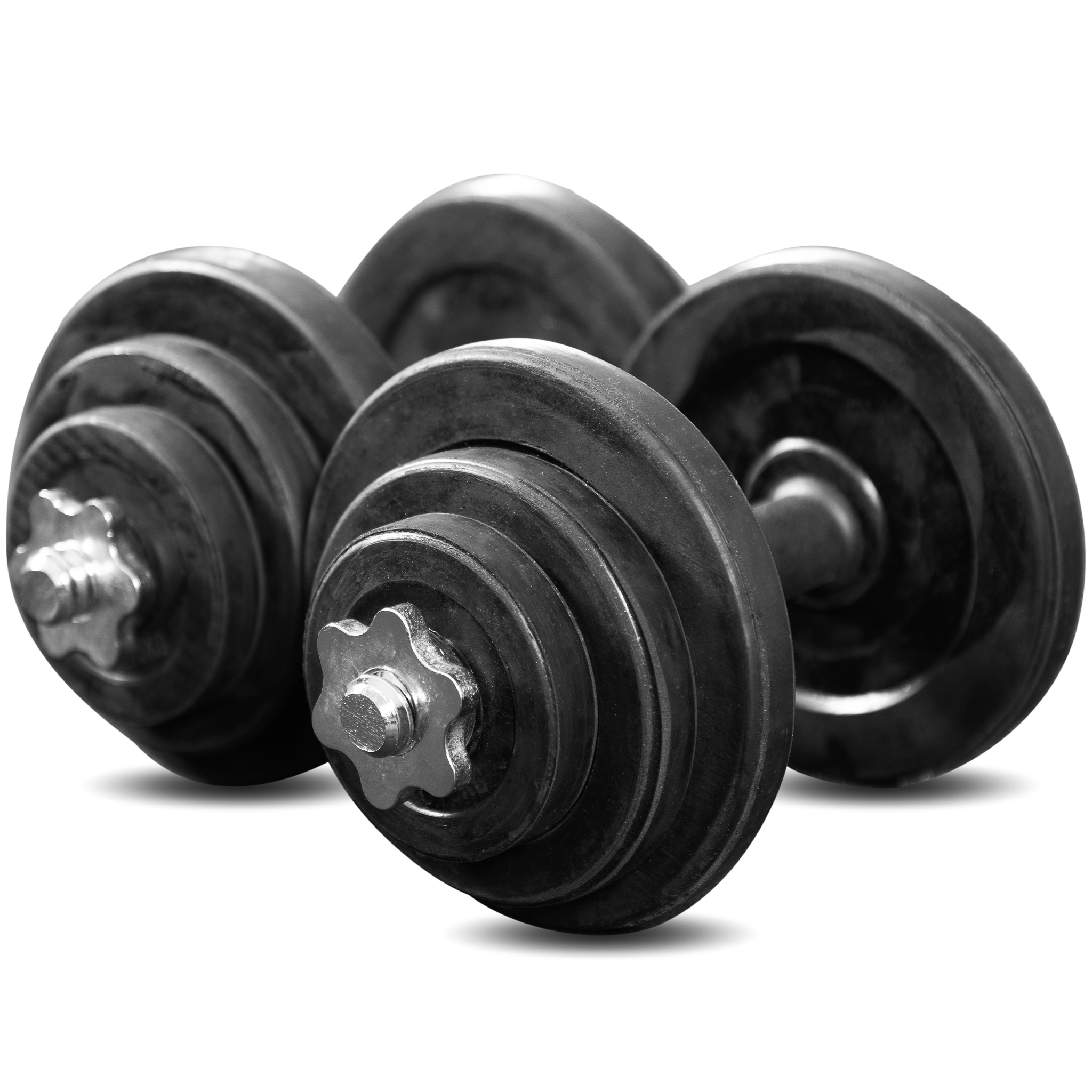 Hantlar 2x10kg | Gjutjärn | Trekkrunner Hantlar 2x10kg | Gjutjärn | Trekkrunner