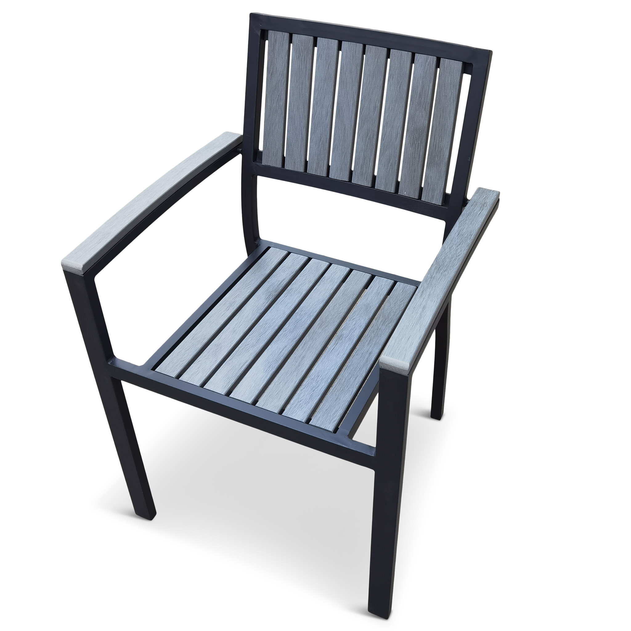 Trädgårdsstol i aluminium och komposit - Waxholm 8-pack Trädgårdsstol i aluminium och komposit - Waxholm 8-pack