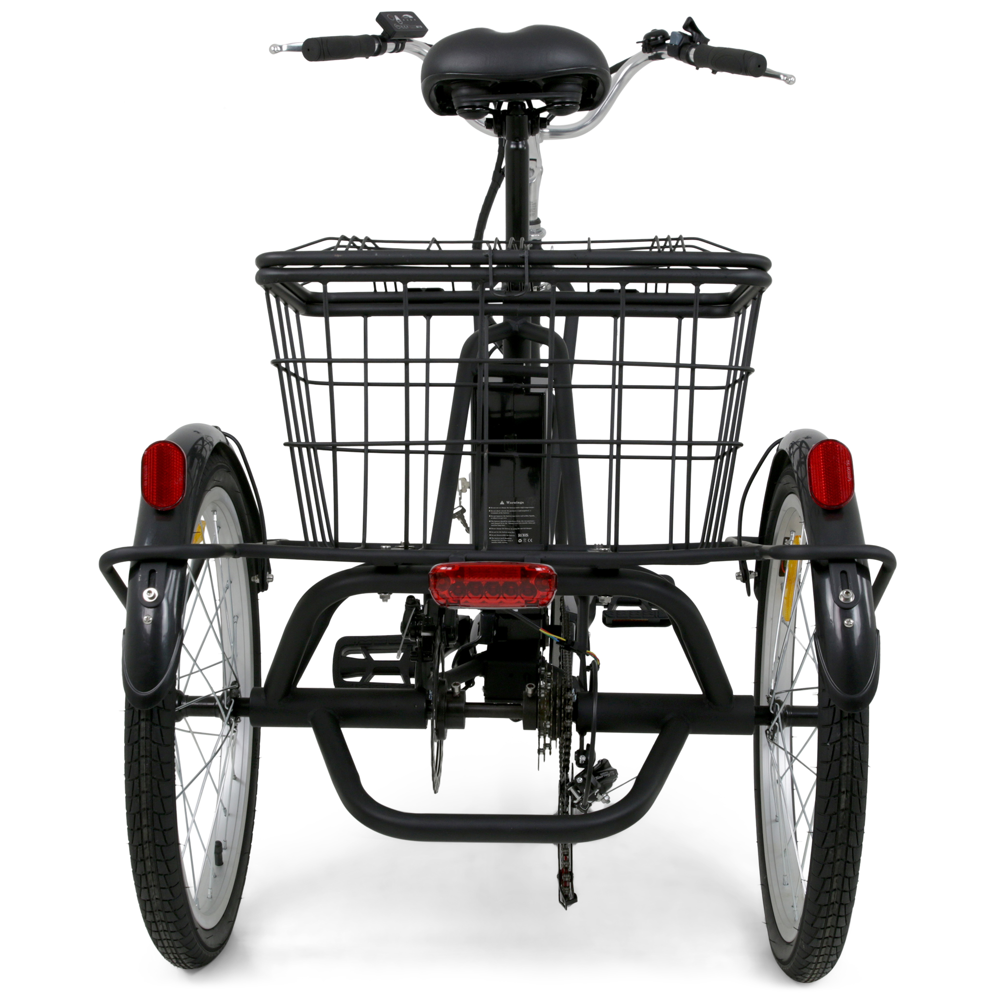 Trehjulig elcykel | 6 v�xlar Shimano | 250W - 10.4Ah | Lyfco